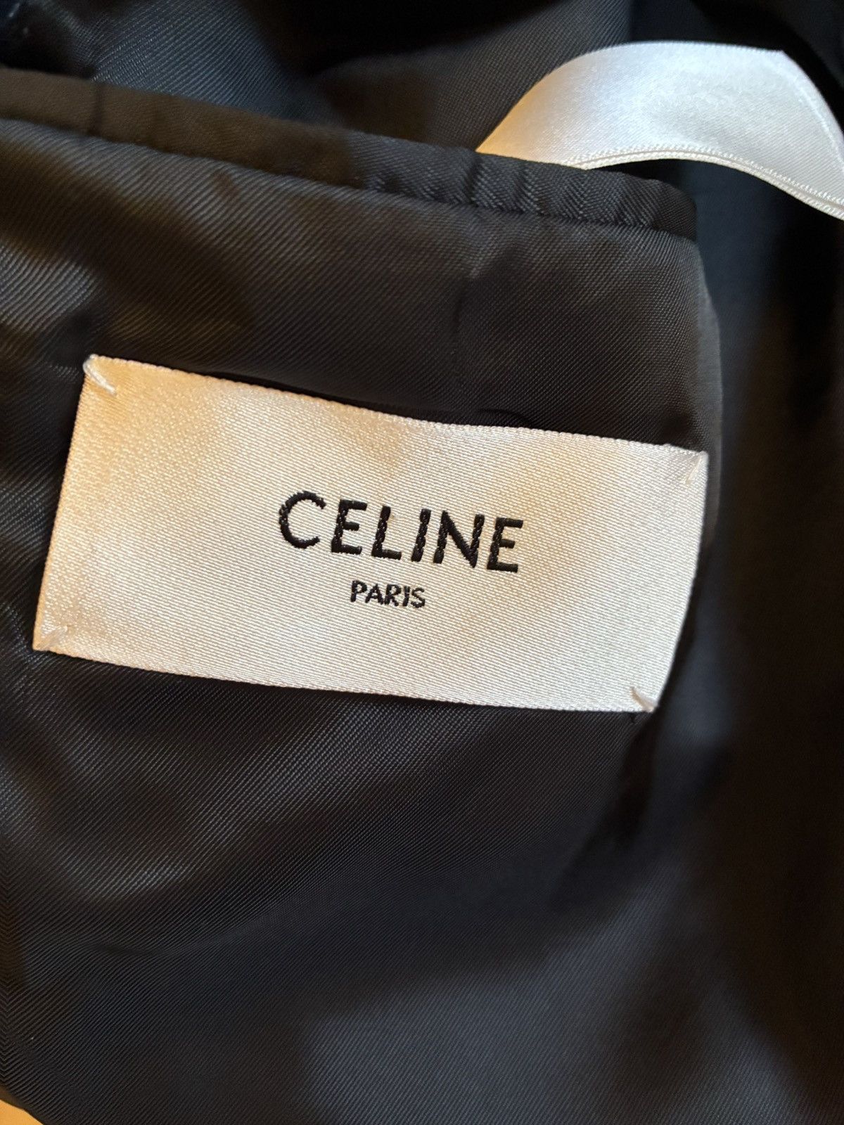Celine FW19 Navy Pinstripe Suit Size 44R - 7 Thumbnail