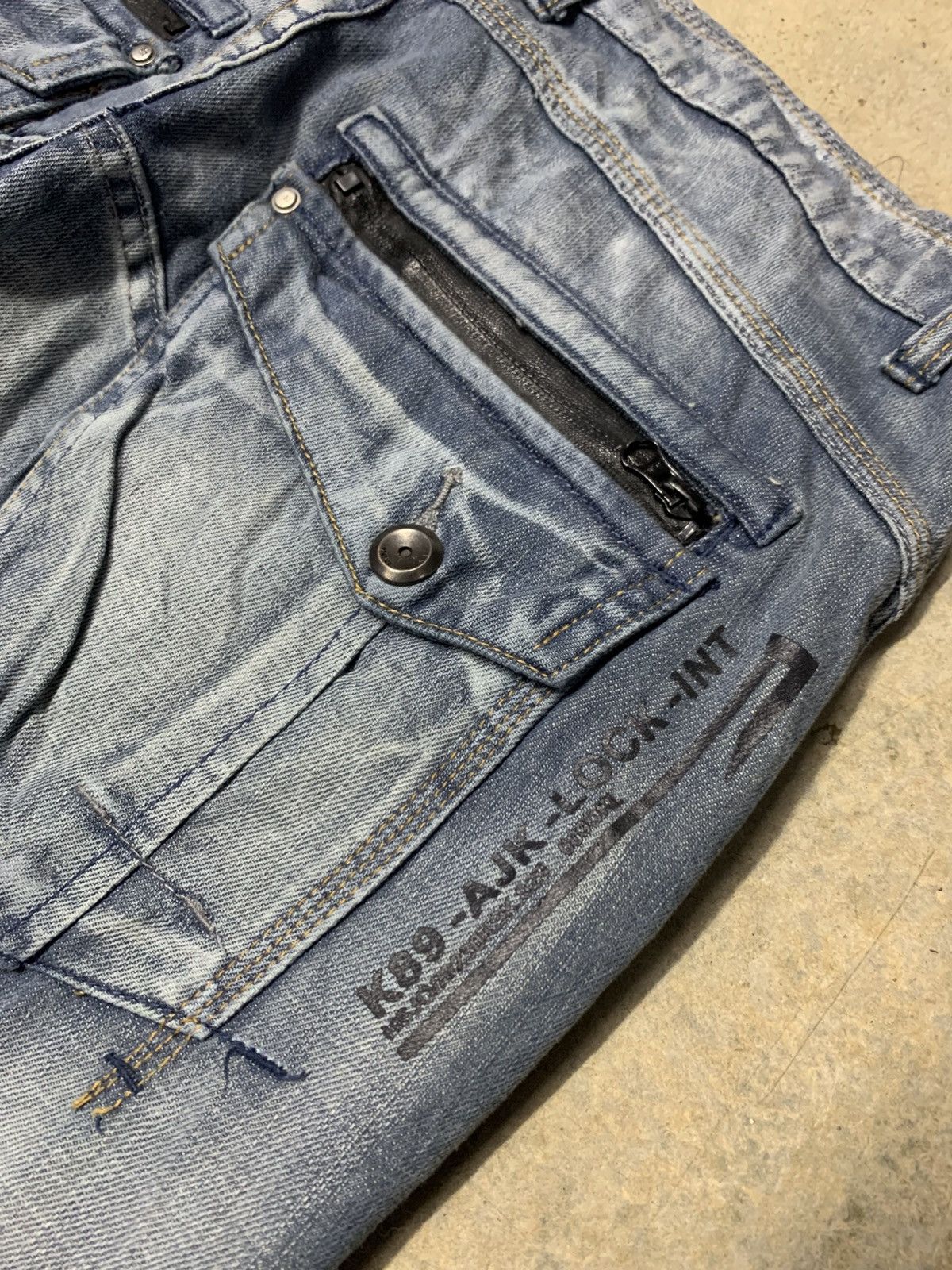 If Six Was Nine Distressed double knee NEXT JEAN Size US 34 / EU 50 - 18 Thumbnail