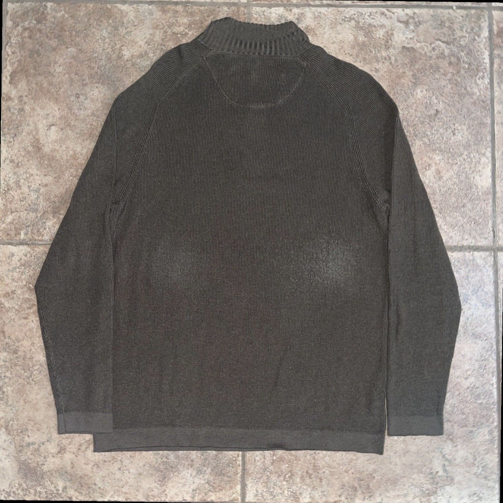 Tommy Bahama Tommy Bahama Sweater Mens XL Gray Half Zip Silk Blend Size US XL / EU 56 / 4 - 4 Thumbnail