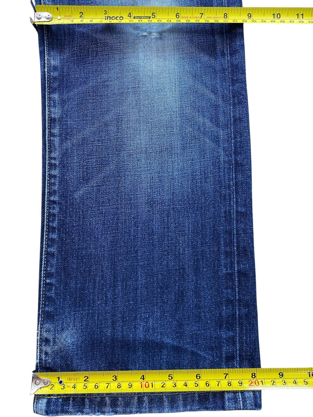 Uniqlo Uniqlo Faded Wash Whiskered Style Baggy Jeans Size US 34 / EU 50 - 9 Thumbnail