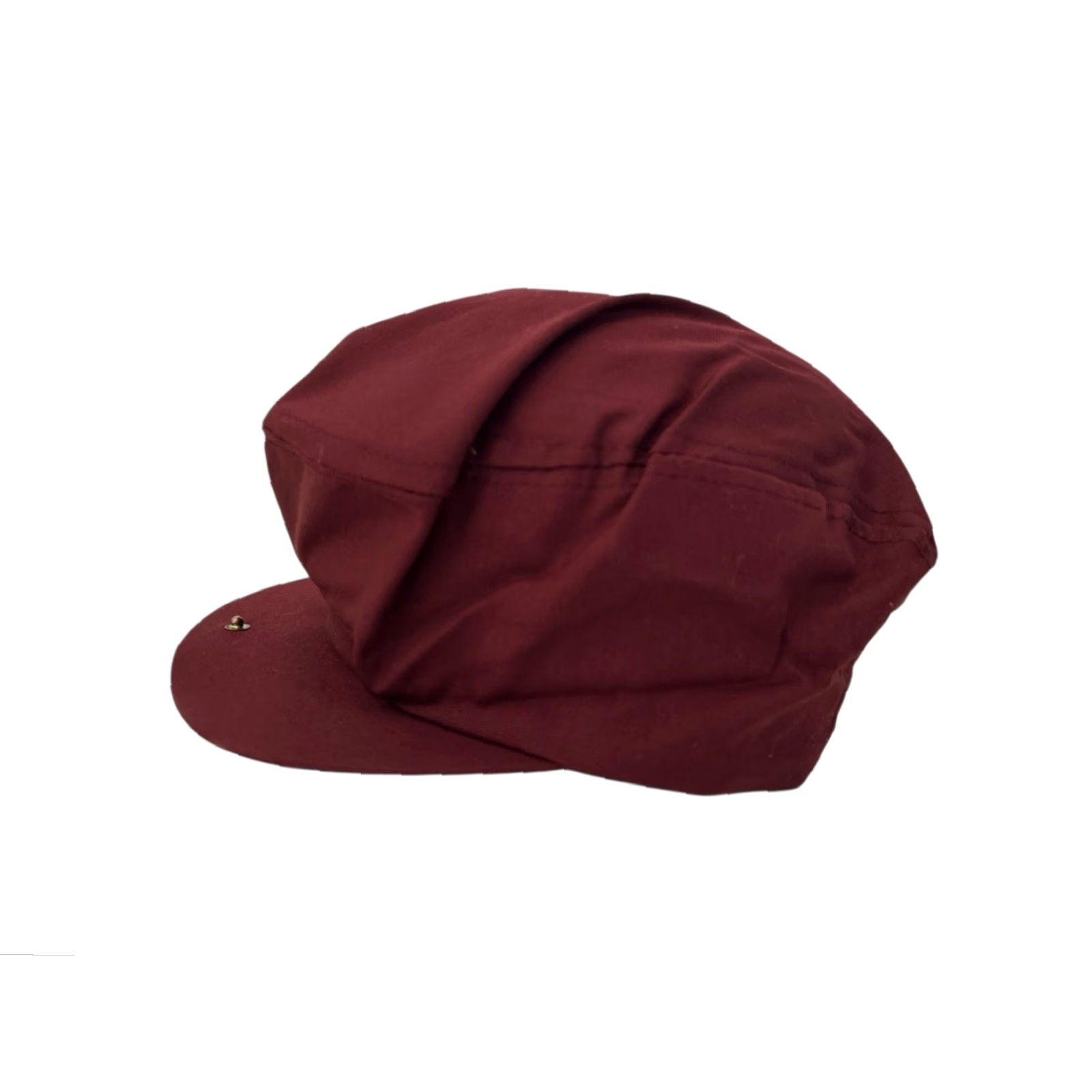 Vintage VINTAGE cabbie drivers flat cap hat Mens M burgundy 90s deadstock NWOT USA Made snap on bill NWOT Size ONE SIZE - 6 Thumbnail
