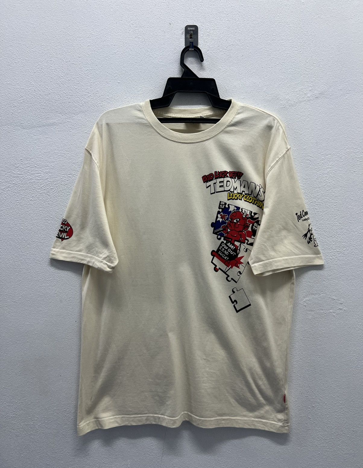Tedman × Vintage TED COMPANY BAD LUCK OFF!! TEDMAN’S LUCKY CLOTHING SHIRT Size US S / EU 44-46 / 1 - 2 Thumbnail