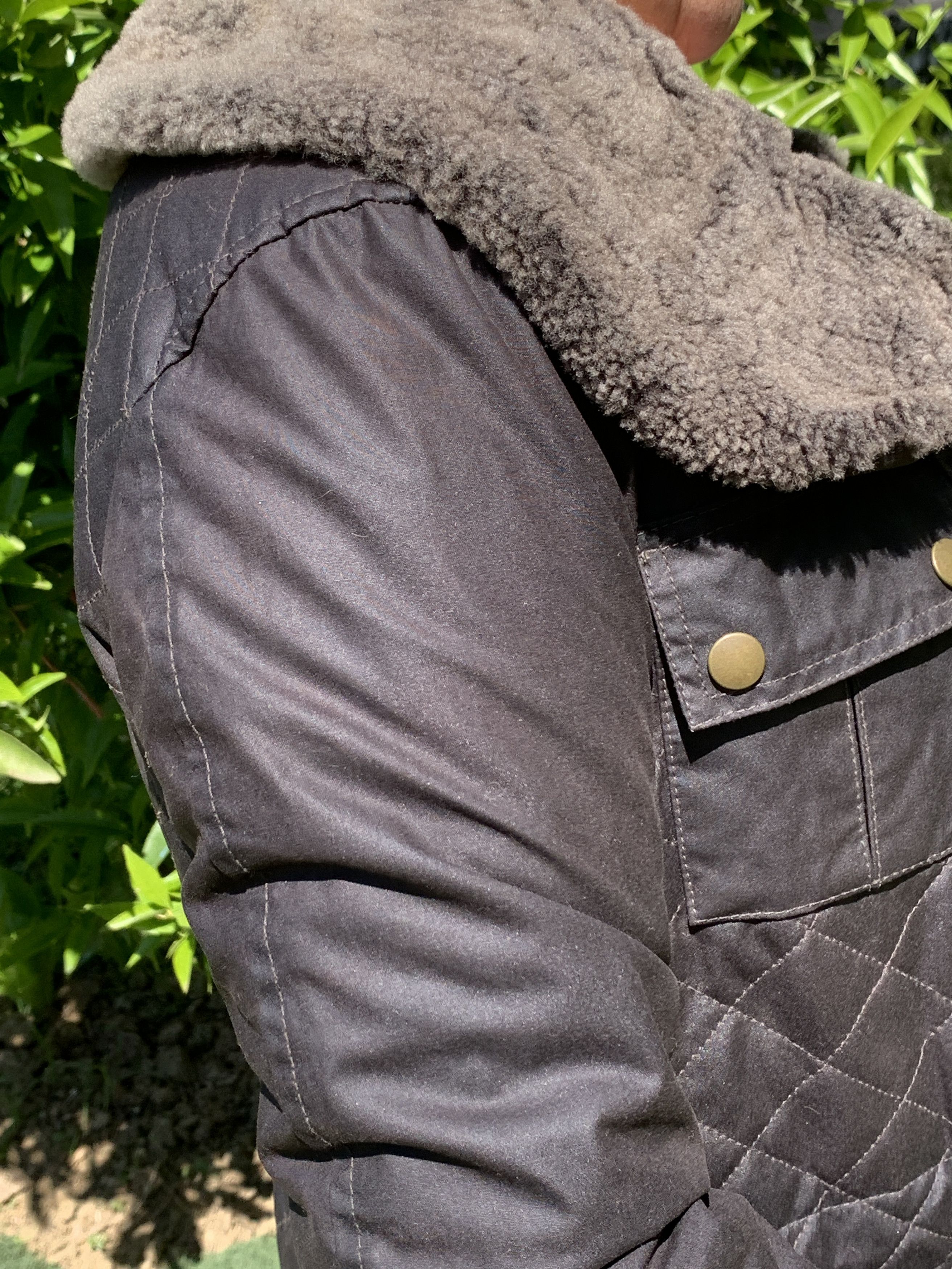 Belstaff Wax 85 Anniversary Gold Label Light Fur Size 40 S