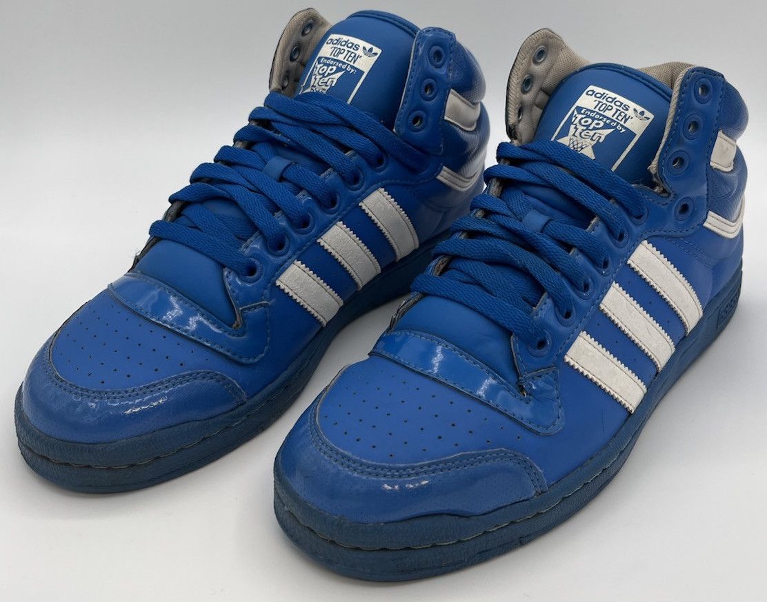 Adidas Adidas Top Ten High Blue Adidas Originals Size 9.5 Sneakers Size US 9.5 / EU 42-43 - 1 Thumbnail