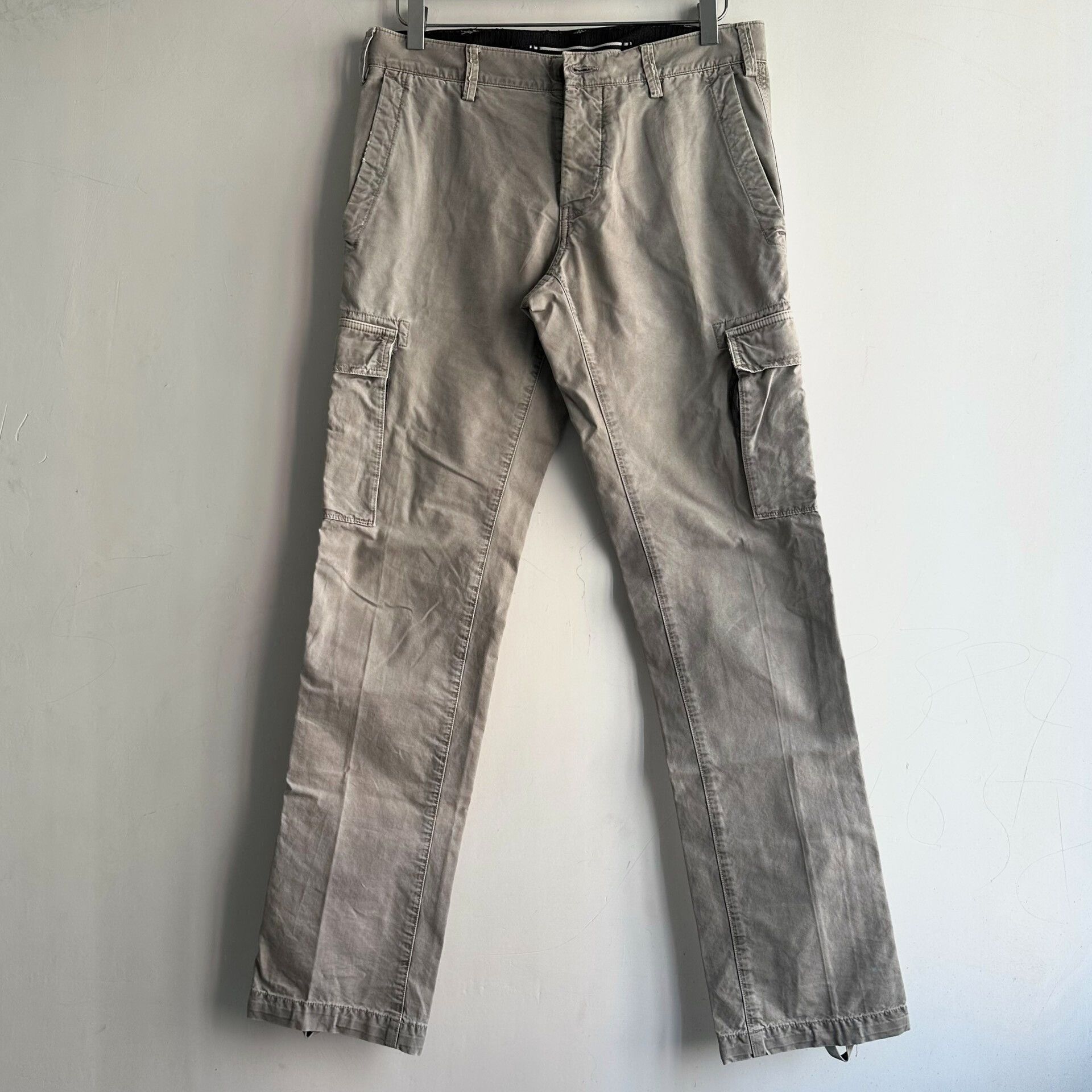 Stone Island vintage stone island gray cargo pants Size US 30 / EU 46 - 1 Thumbnail