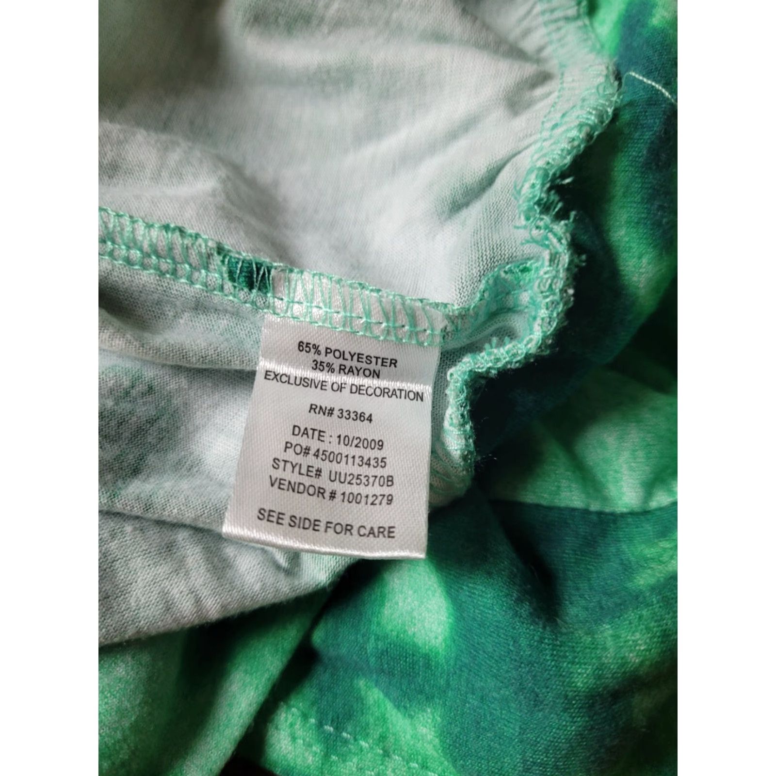 Energie Energie Womens Emerald Tie Dye Tunic Blouse Shirt M NWT NEW Kohls Size M / US 6-8 / IT 42-44 - 5 Thumbnail