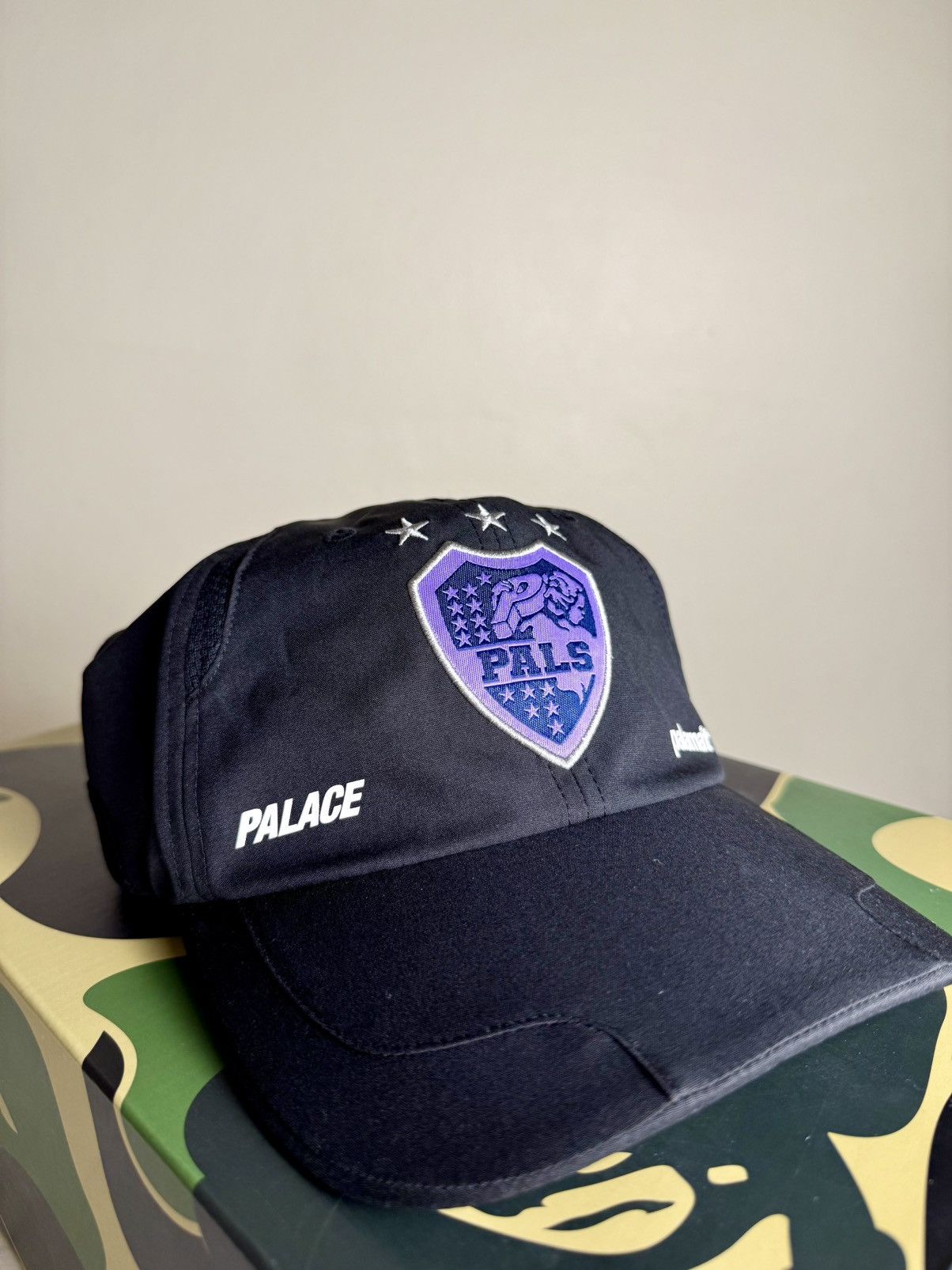 Palace Palace Palamat Shell 6-Panel Black Hat Size ONE SIZE - 3 Thumbnail