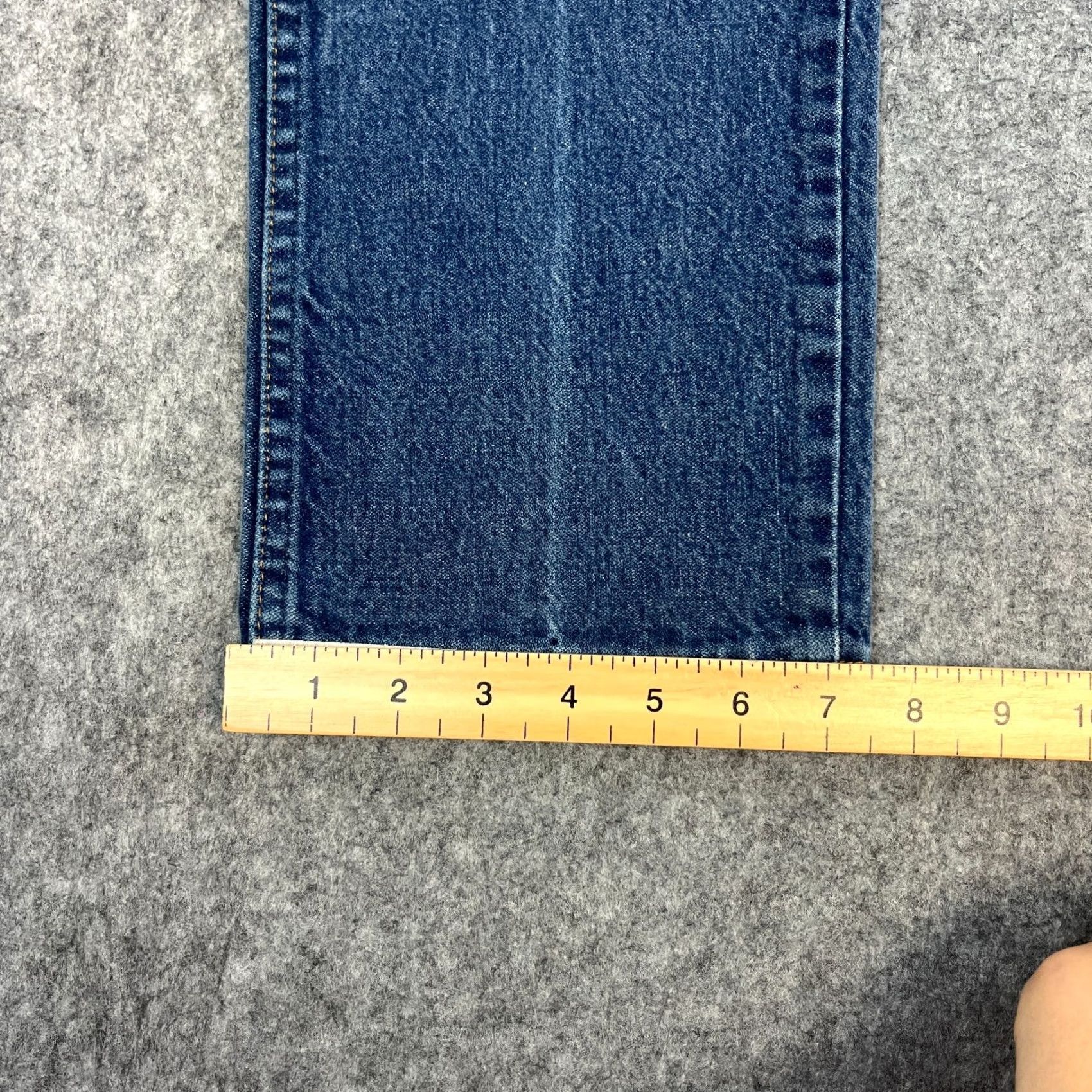 Wrangler VINTAGE Wrangler Womens Jeans Straight 29 30 UK10 High Waist Blue 936DEN Cowgirl Jeans Wrangler 936 Womens Blue 29 30 UK10 Medieval-style? Size 32" / US 10 / IT 46 - 3 Thumbnail