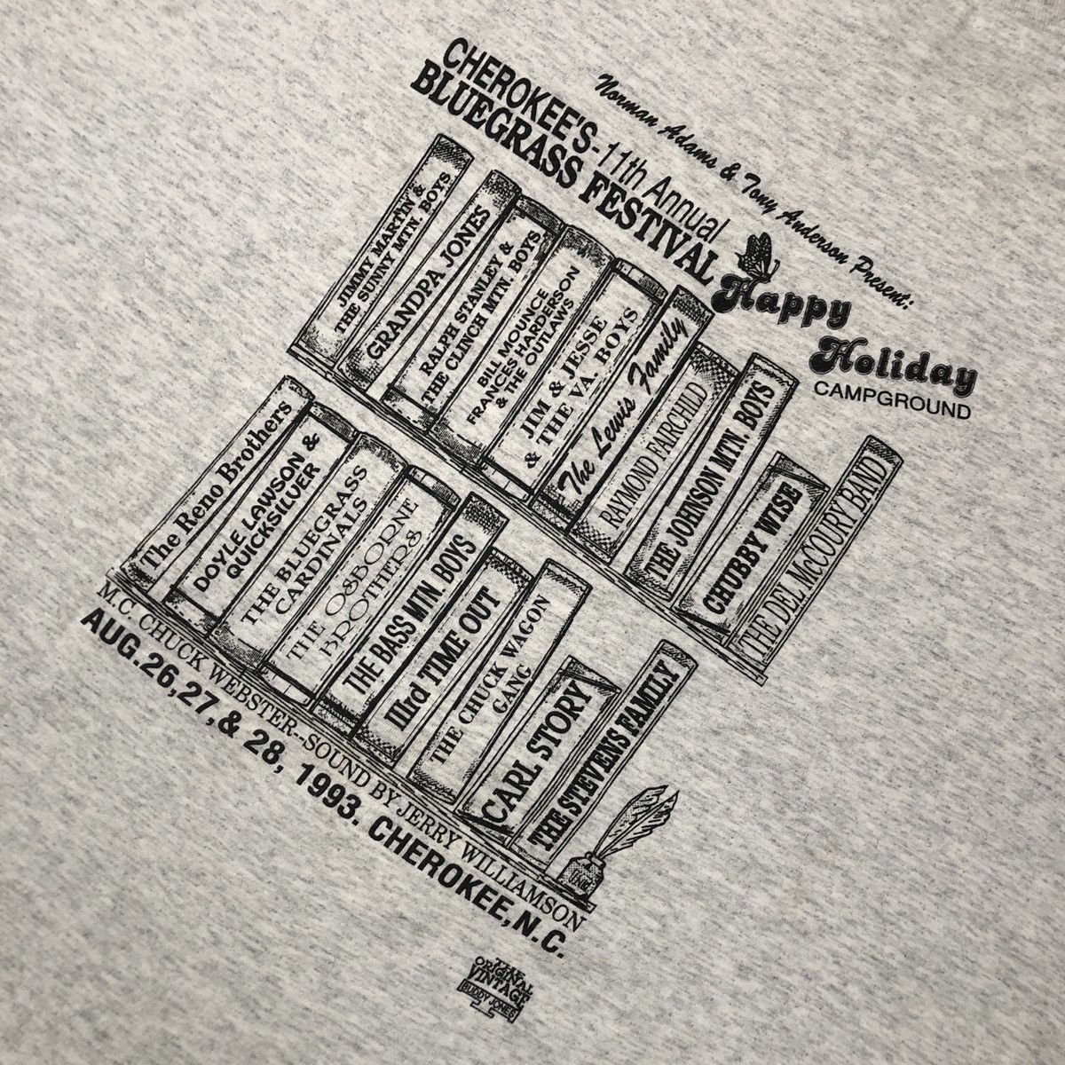 Band Tees × Vintage Vintage bluegrass festival 1993 Size US XXL / EU 58 / 5 - 4 Thumbnail