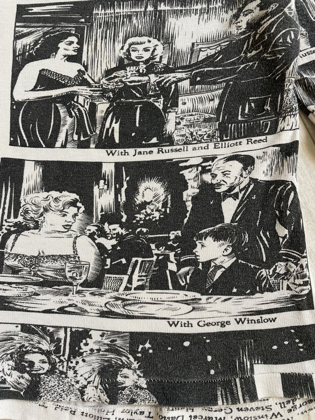 Vintage VERE RARE 70’s Vintage Men Prefer Blondes Movie Film Retro Size M / US 6-8 / IT 42-44 - 7 Thumbnail