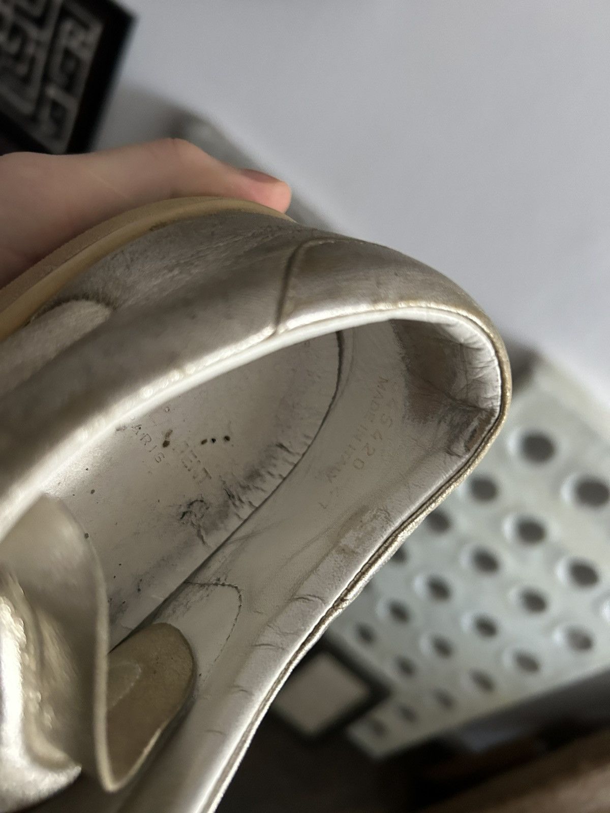 Hedi Slimane × Saint Laurent Paris SLP SL/11 Velcro Archive Hedi Slimane Archive rare LGB Size US 8 / EU 41 - 17 Thumbnail