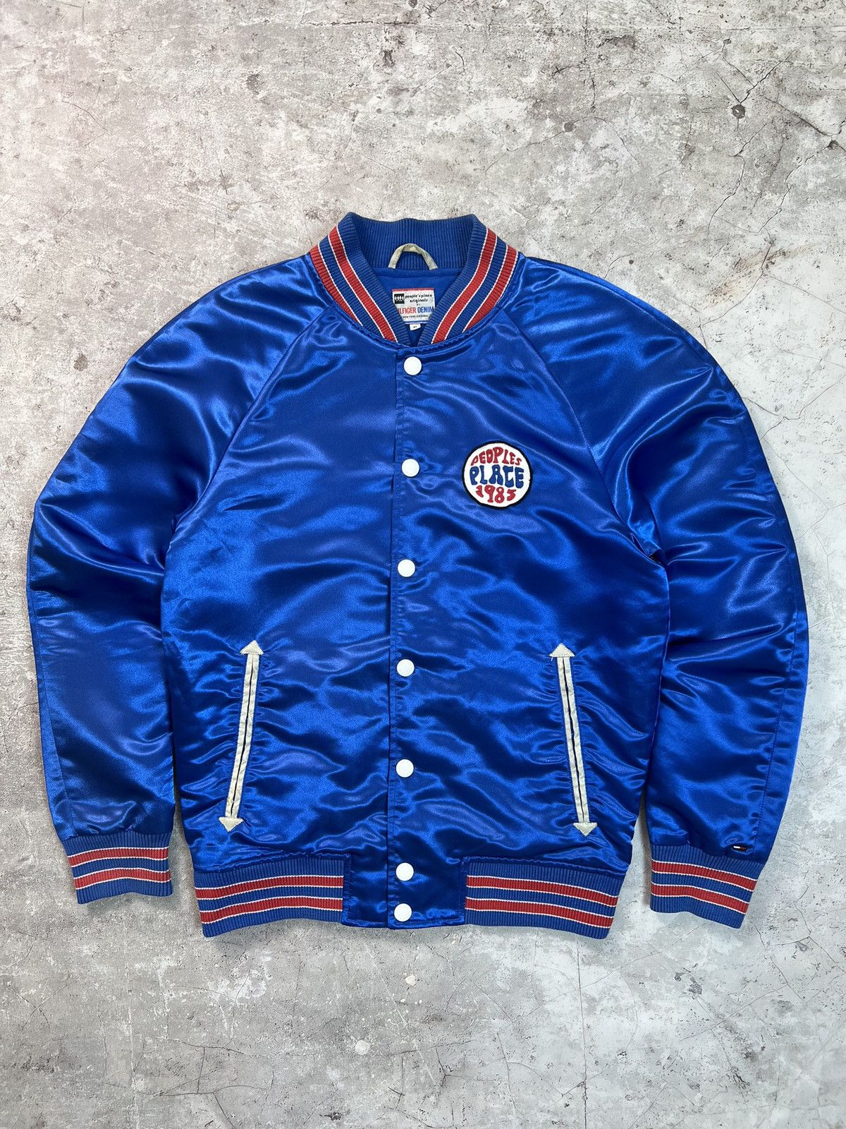 Tommy Hilfiger × Vintage Tommy Hilfiger x people’s place 1985 satin jacket Size US M / EU 48-50 / 2 - 1 Thumbnail