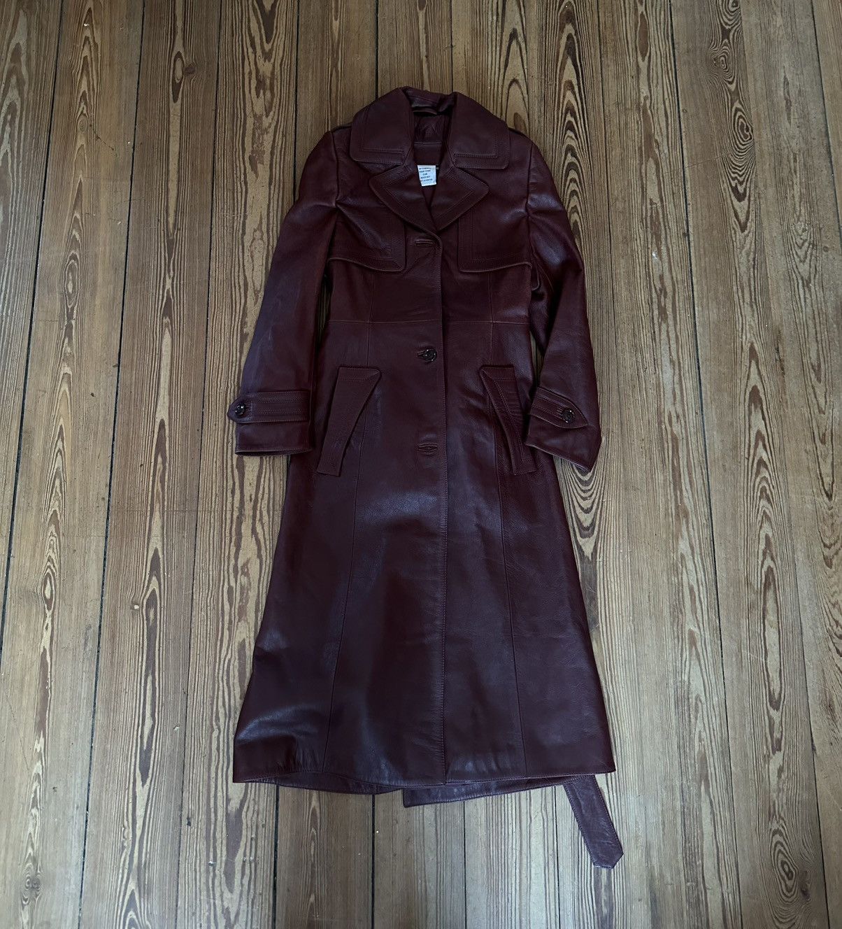 Vetements Vetements aw16 leather coat Size S / US 4 / IT 40 - 2 Thumbnail