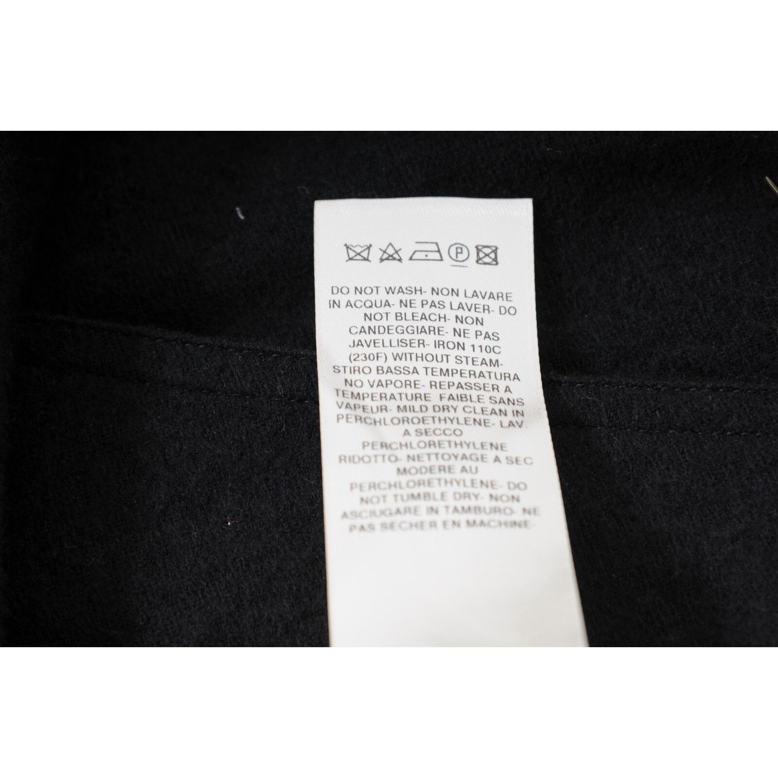 Rick Owens Black Wool Drop Crotch Cargo Pants FW21 Gethsemane - 02181 Size US 32 / EU 48 - 8 Thumbnail