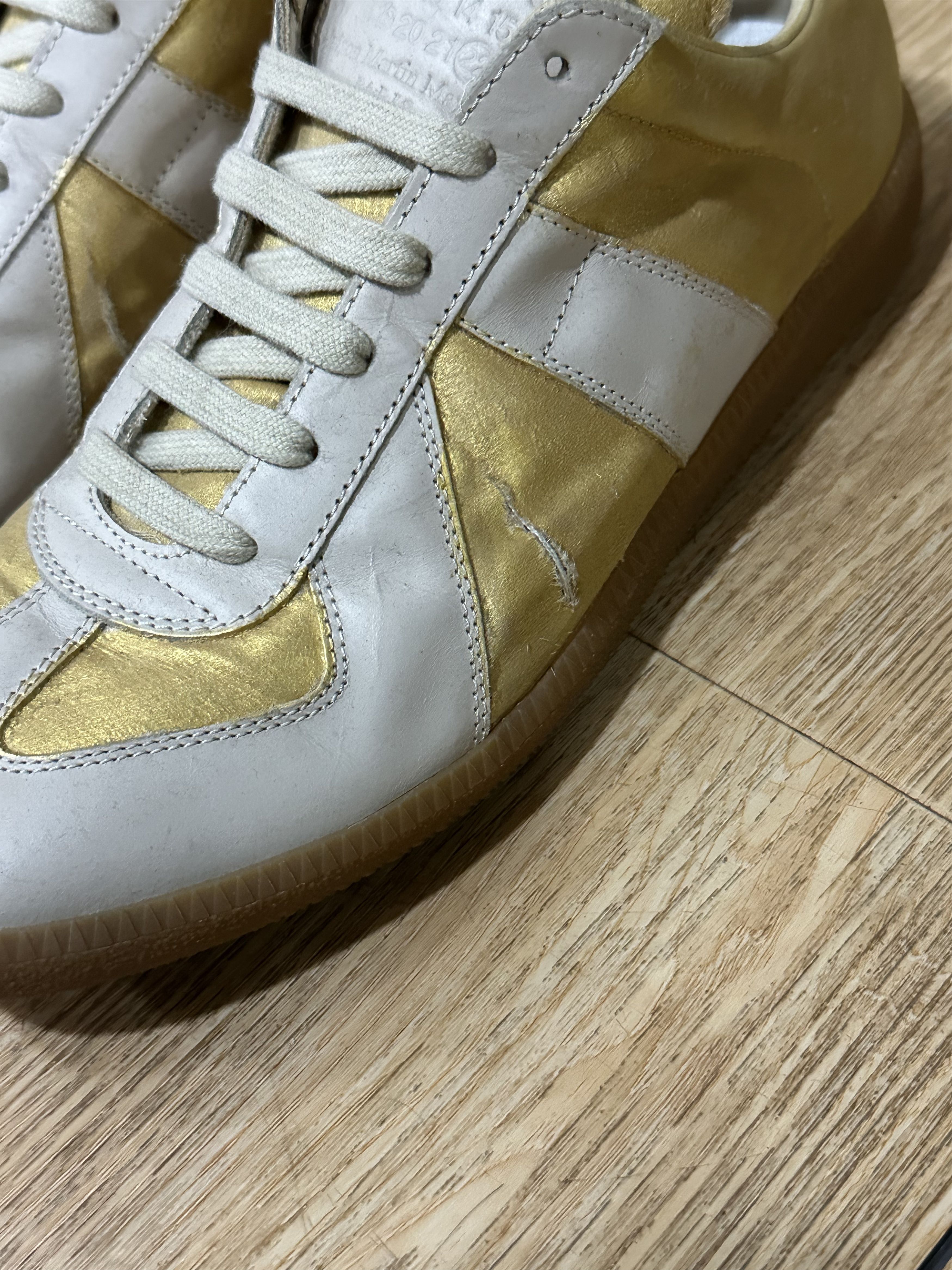 Maison Margiela VTG Maison Margiela GATS Gold Replica Sneaker Size US 7 / EU 40 - 22 Thumbnail