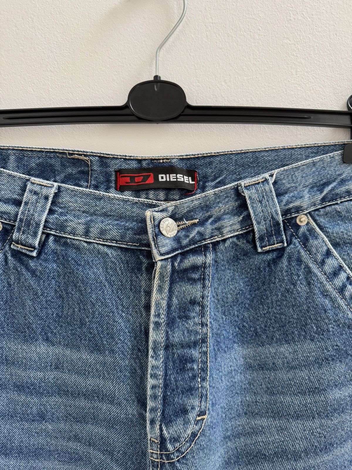 Designer × Diesel × Japanese Brand vintage rare diesel double knee jeans Size US 33 - 10 Thumbnail