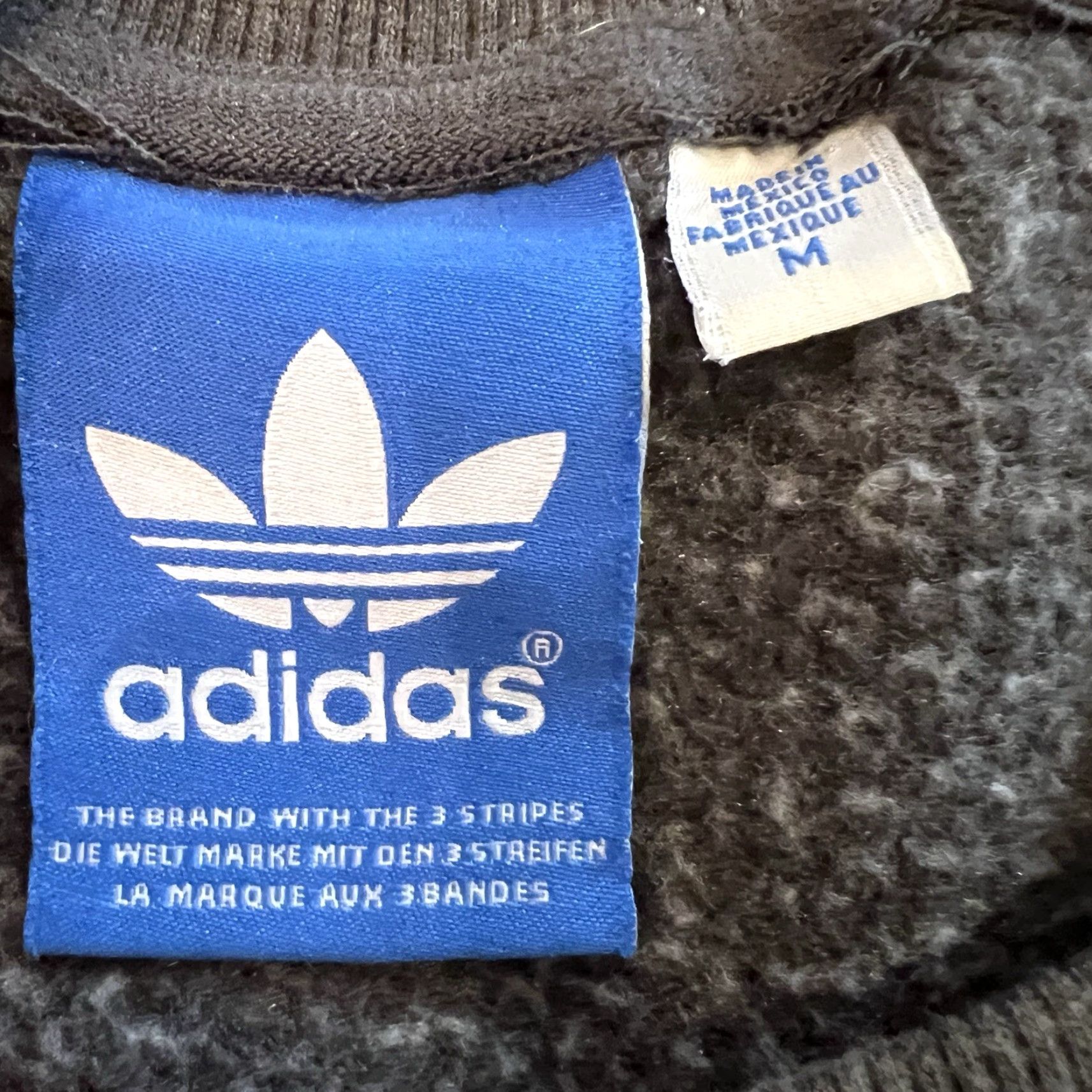 Adidas Adidas Mens Pullover Sweatshirt Size Medium Gray Camo Crew Neck All Seasons Sports Training Size US M / EU 48-50 / 2 - 4 Thumbnail