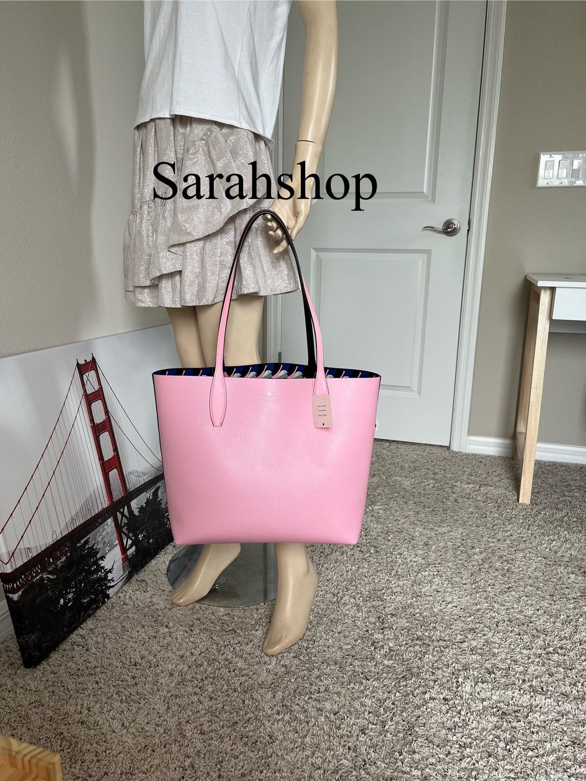 Kate Spade Kate Spade Arch Love Bird Large Reversible Tote Size ONE SIZE - 9 Thumbnail