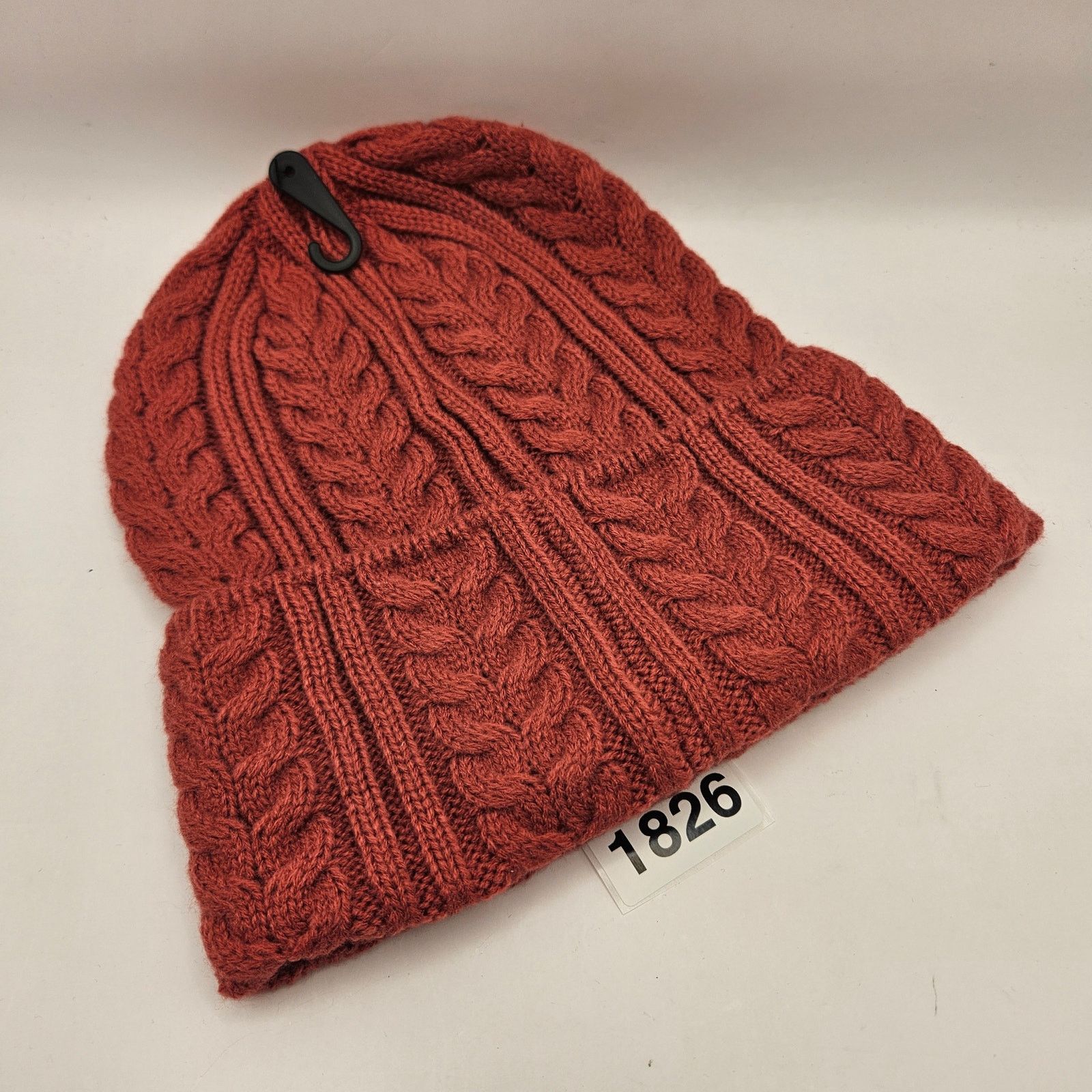 Timberland TIMBERLAND WOMEN'S OS BEANIE LEATHER WHEAT LOGO NWT HAWTHORN Size ONE SIZE - 2 Thumbnail