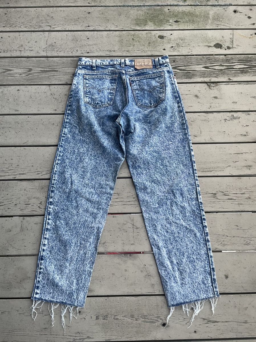 Levi's Vintage Clothing × Vintage Vintage Orange Tab Levi’s Released Hem Size US 33 - 3 Thumbnail