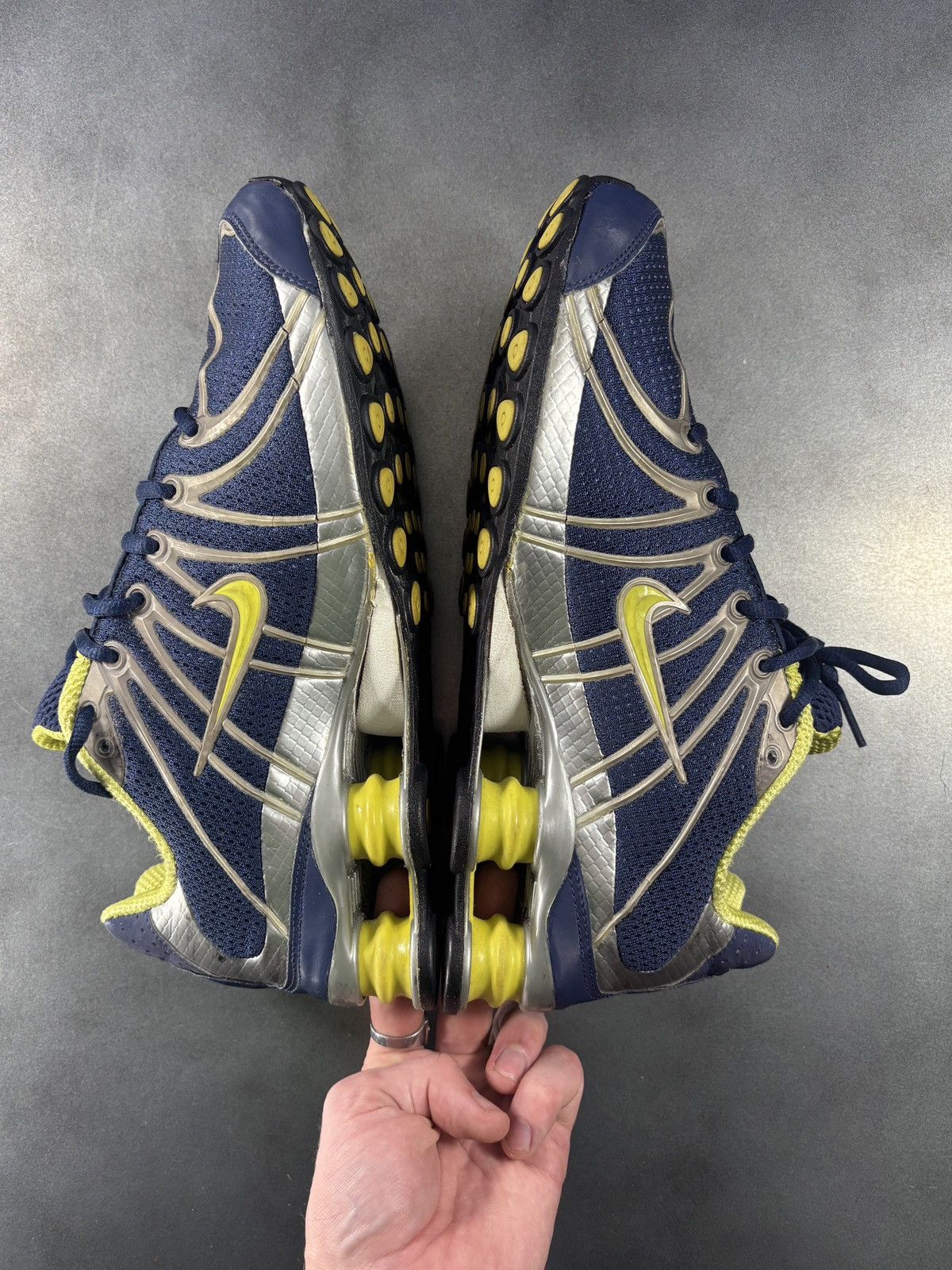 Nike 2004 Nike Shox Turb OZ 2000s Vintage Nike Y2K Blue + Running Size US 10.5 / EU 43-44 - 17 Thumbnail