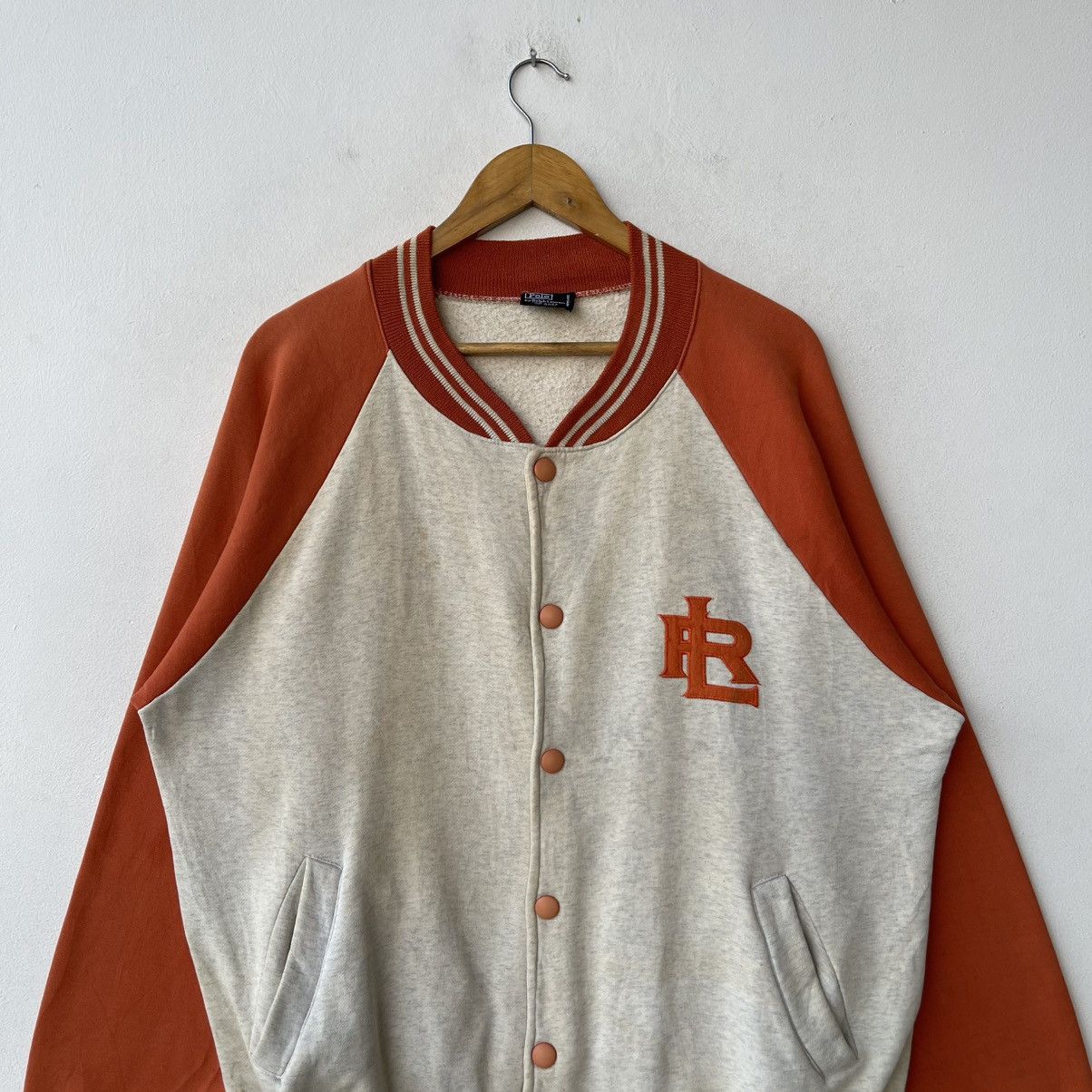 Polo Ralph Lauren Vintage 80s Polo Ralph Lauren Varsity Jacket Made in USA Size US L / EU 52-54 / 3 - 6 Thumbnail