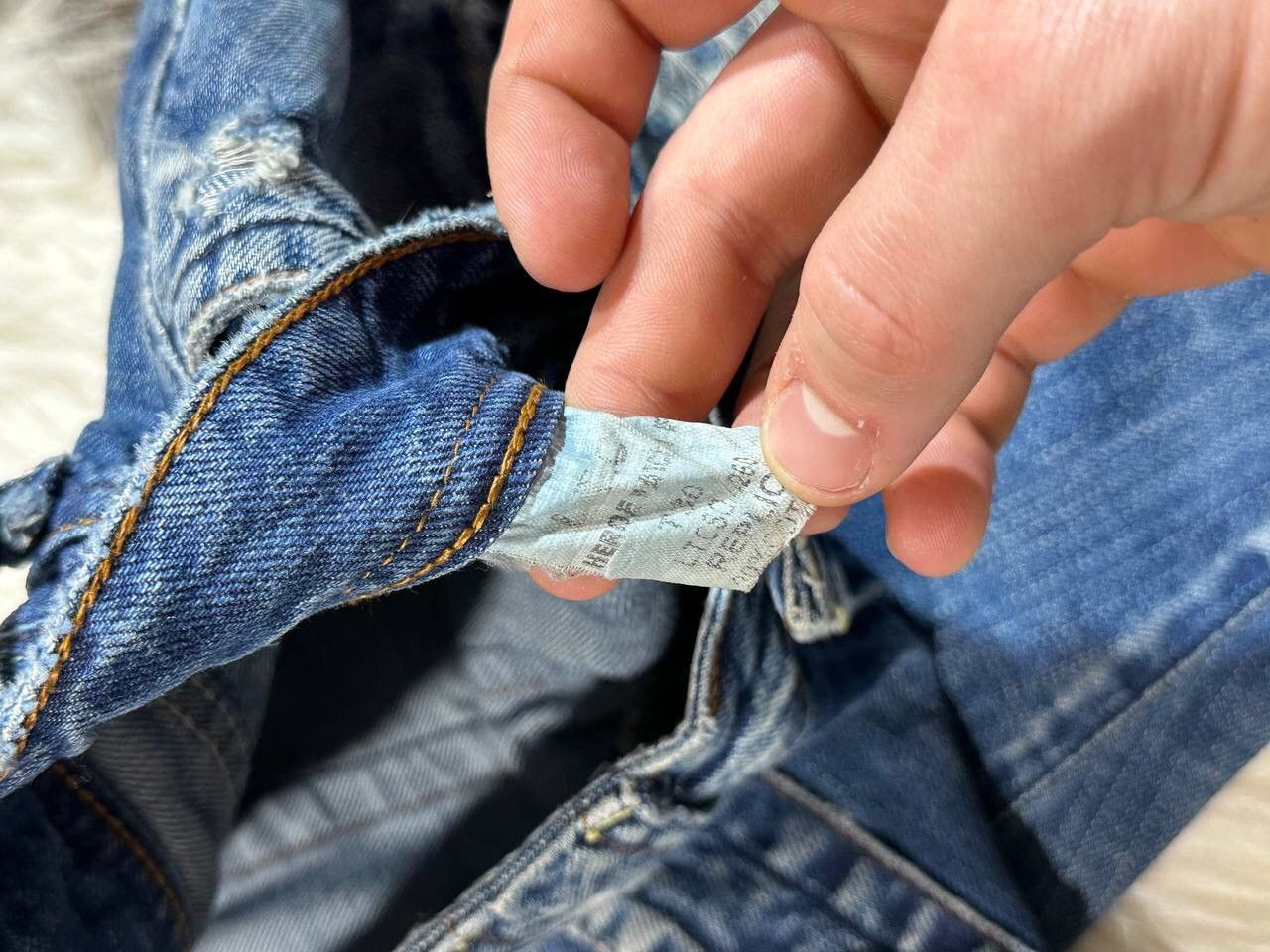 Vintage Vintage Distressed Jeans Size 30" / US 8 / IT 44 - 5 Thumbnail