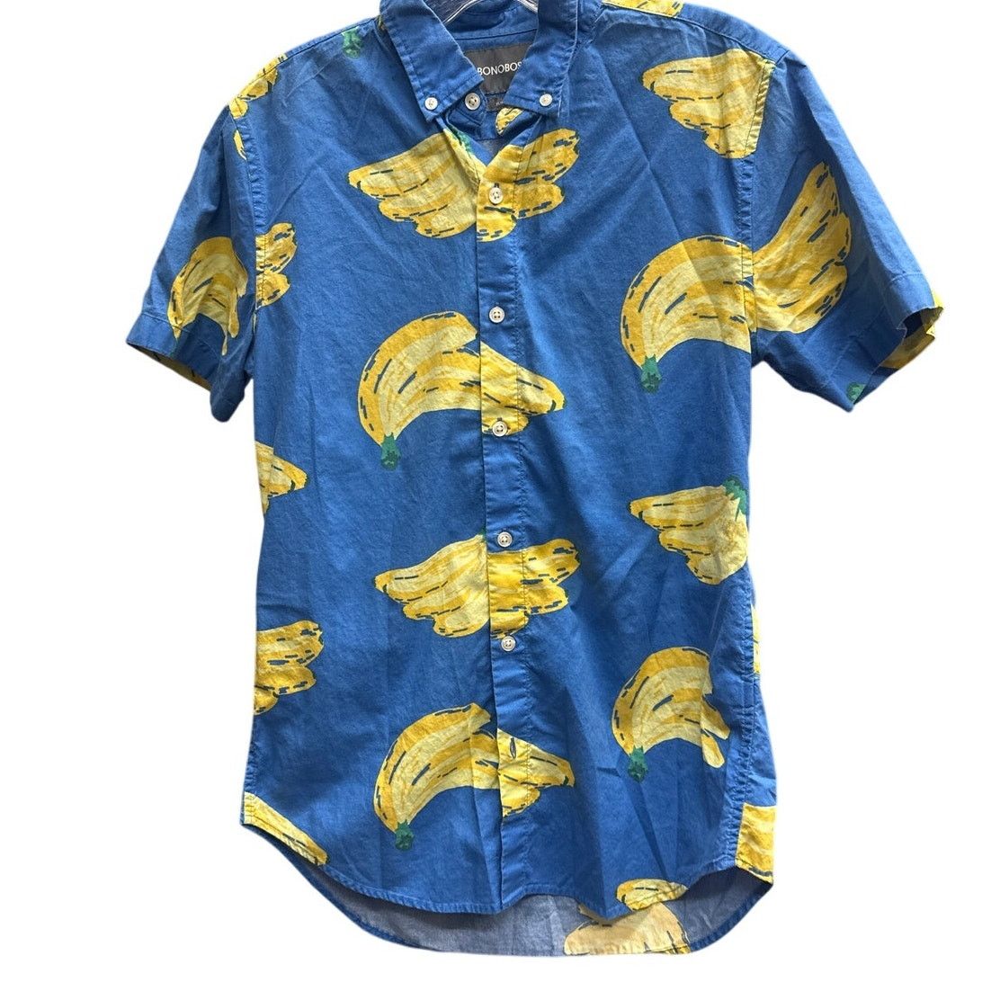Bonobos Bonobos Button Shirt Banana Small Slim Fit Size US S / EU 44-46 / 1 - 1 Thumbnail
