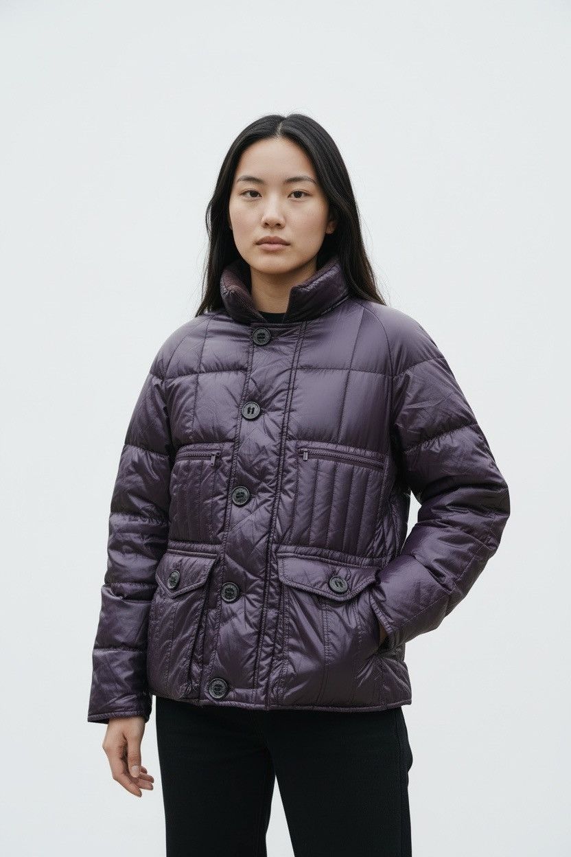 PPFM RARE PURPLE ‘PPFM IS REGISTERED AT ROCK’ PUFFER JACKET Size US S / EU 44-46 / 1 - 3 Thumbnail