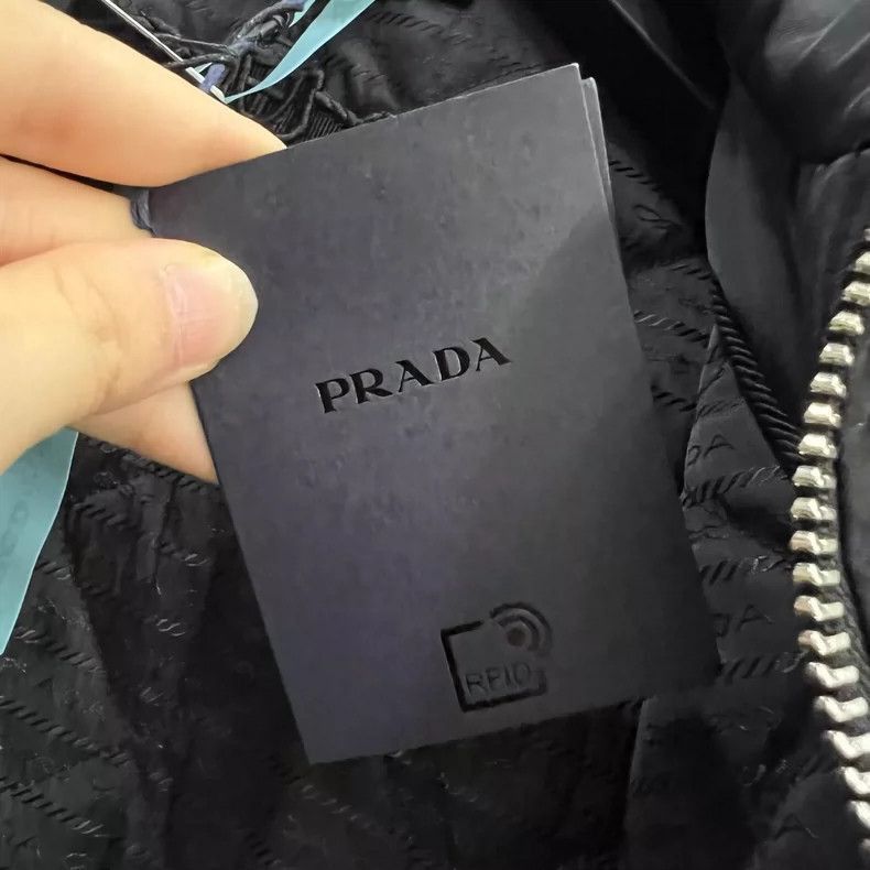 Prada PRADA Black Collar Zip Jacket Size 46-2506 Size US M / EU 48-50 / 2 - 4 Thumbnail