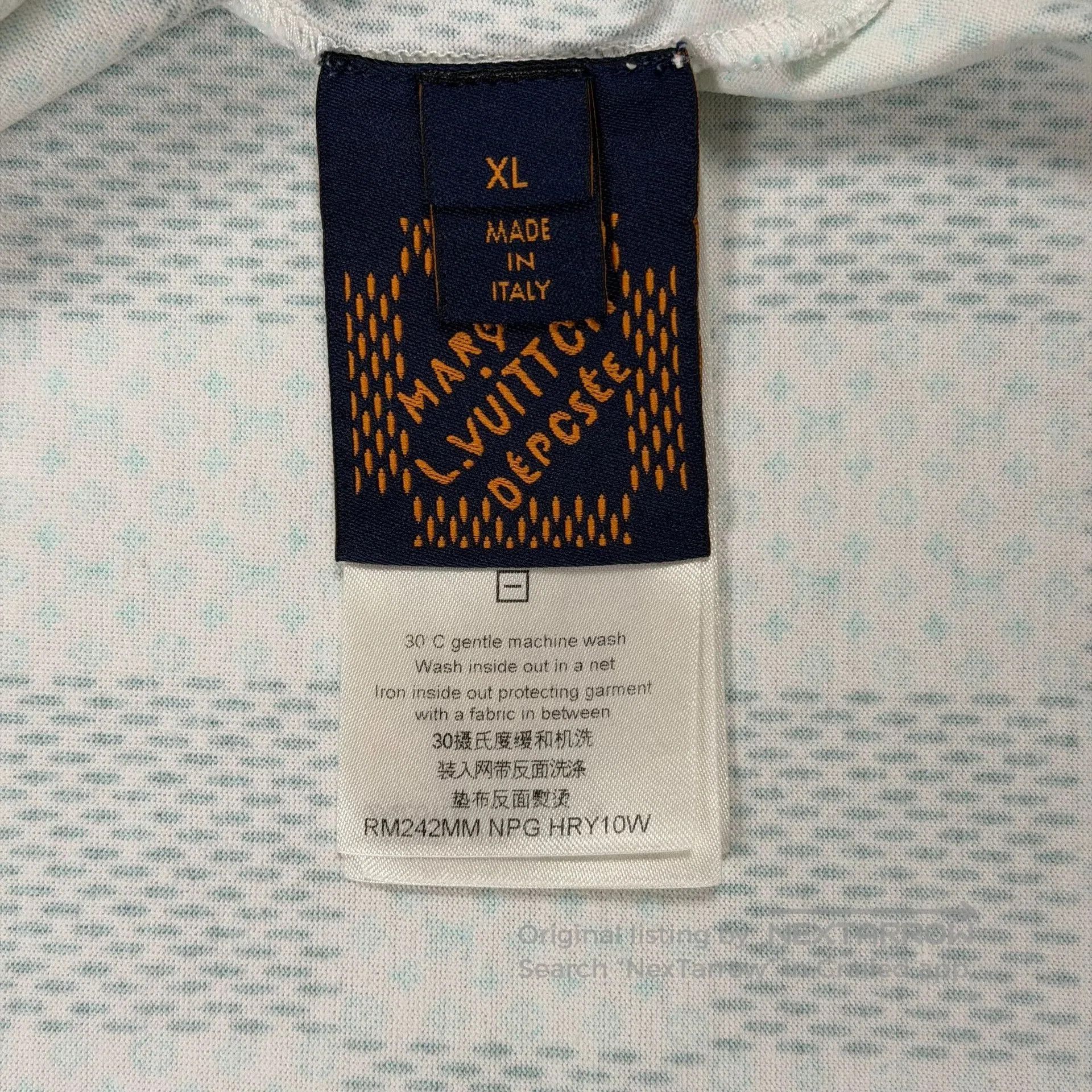 Louis Vuitton LV Pharrell Checkered Green T-Shirt. Size US XL / EU 56 / 4 - 6 Thumbnail