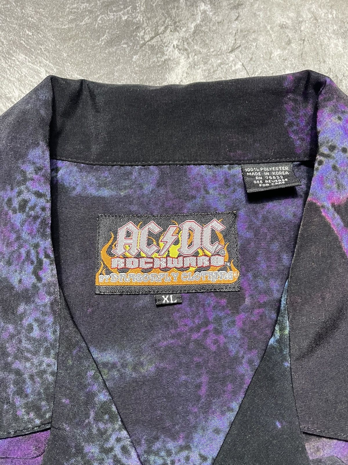 AC/DC Vintage AD/DC Graphic Shirt Short Sleeve Band 90s Made USA Size US XL / EU 56 / 4 - 4 Thumbnail