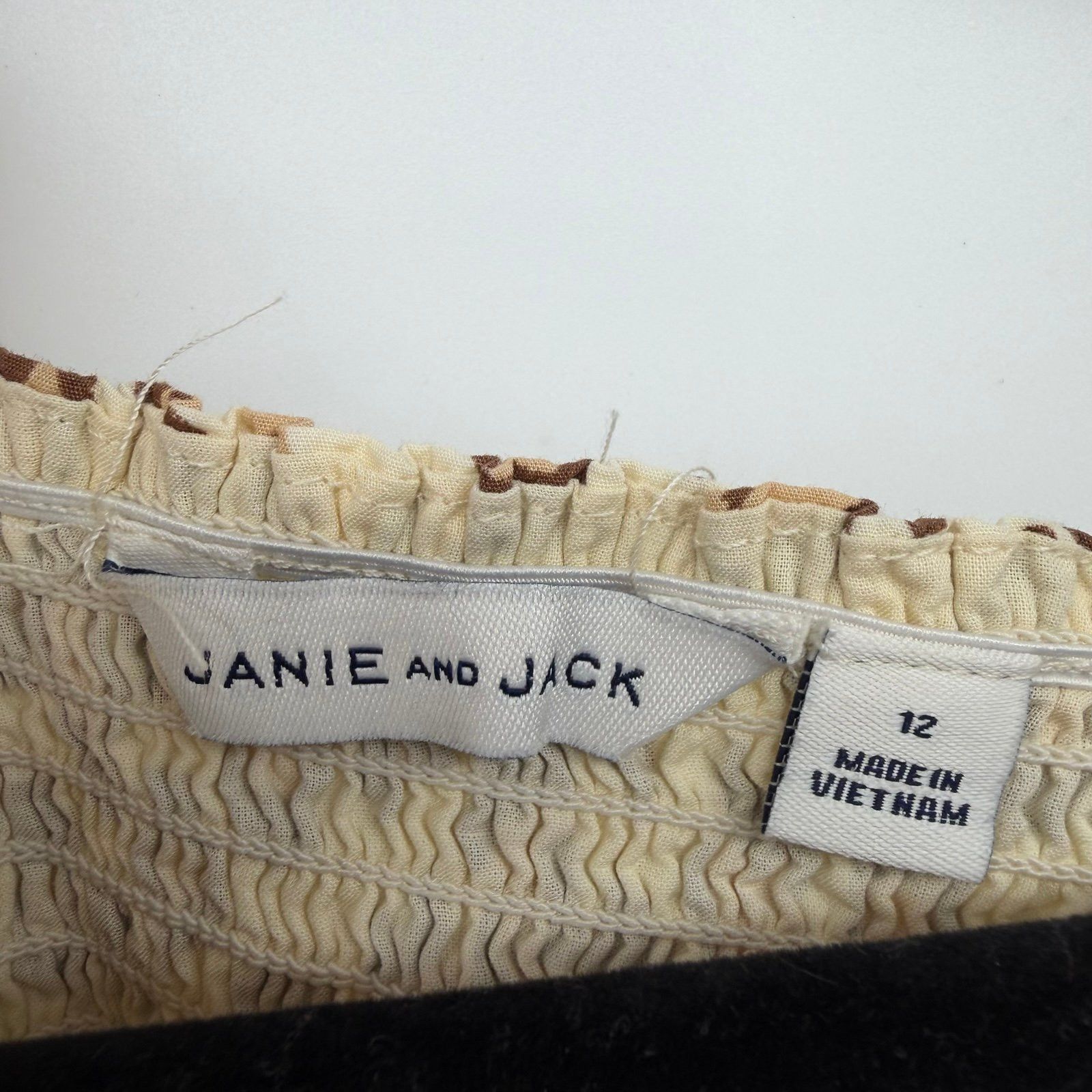 Other Janie and Jack Leopard Bubble Sleeve Dress Size 12 Size XL / US 12-14 / IT 48-50 - 2 Thumbnail
