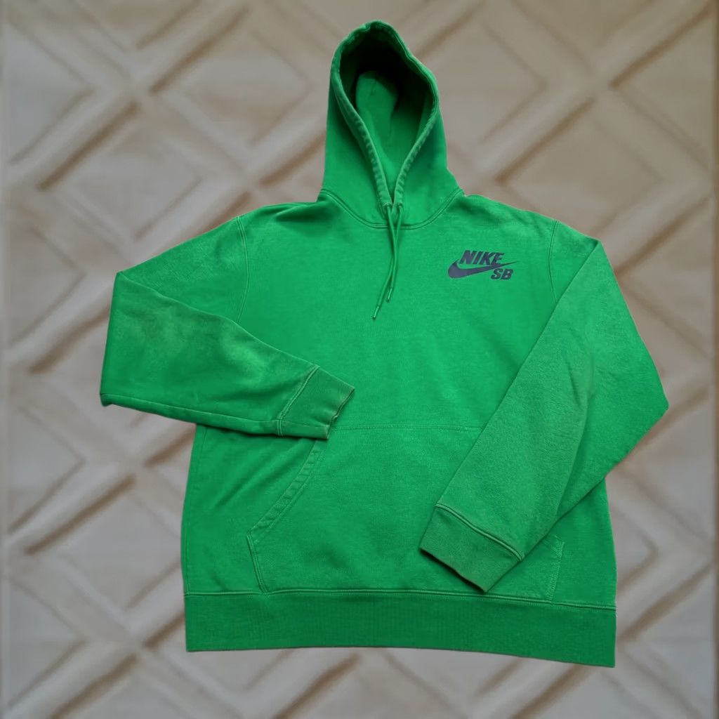 Nike Nike SB Fleece Hoodie Pullover Sweatshirt Mens Small Green Activewear Size US S / EU 44-46 / 1 - 1 Thumbnail