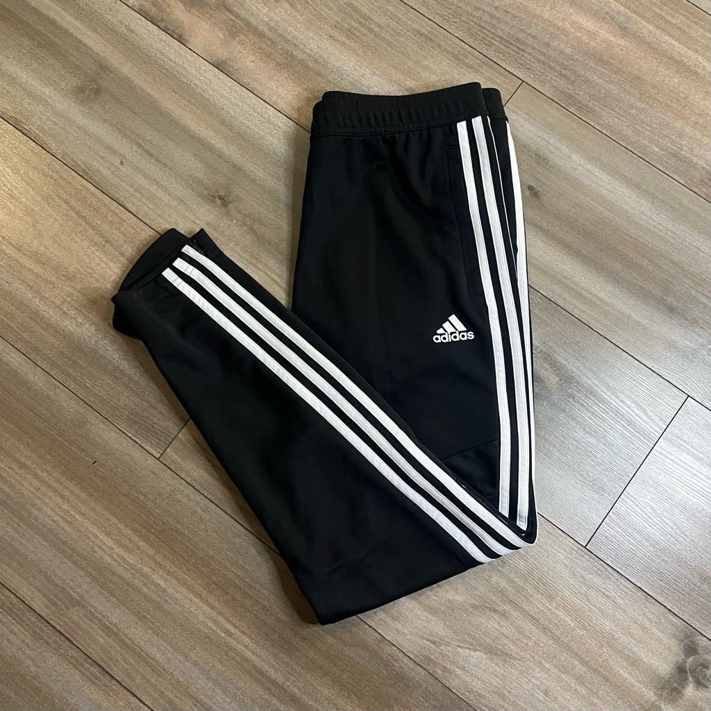 Adidas Adidas Black Athletic Workout Pants Men Medium Bin O-71 Size US 32 / EU 48 - 1 Thumbnail