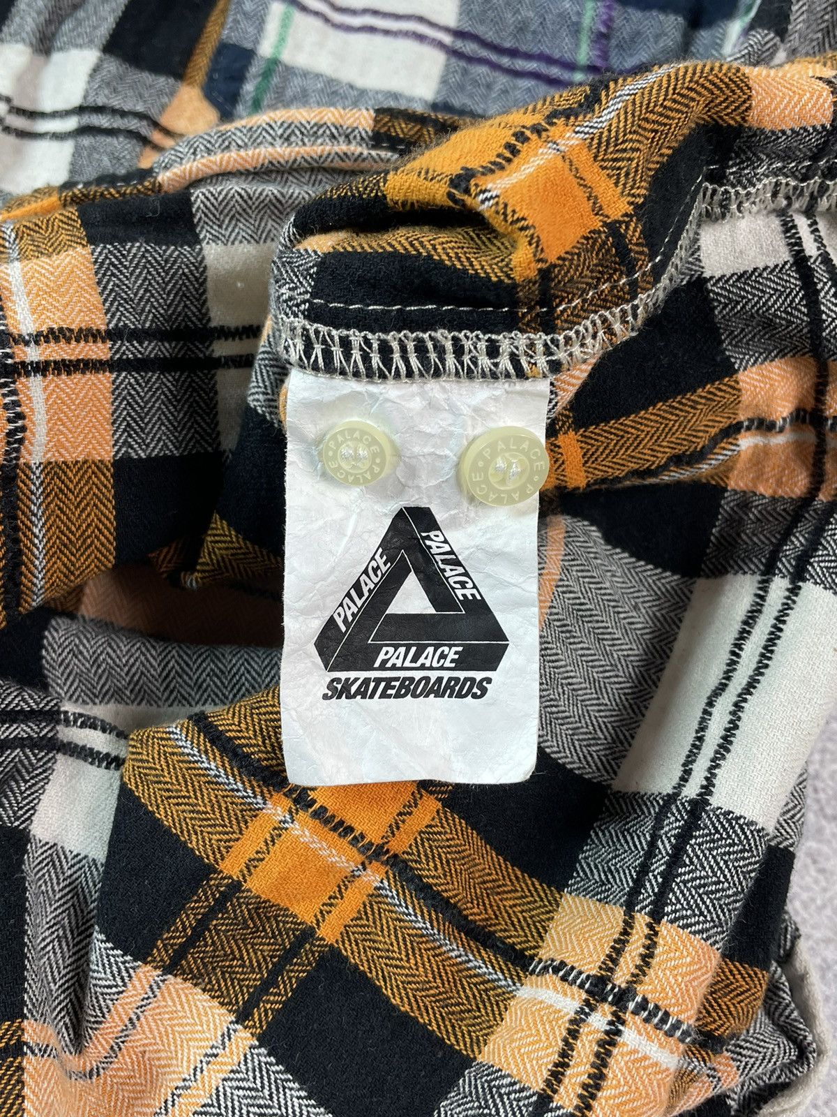 Palace PALACE Skateboarding Checkmate Drop Two Tone Oversized Shirt Size US M / EU 48-50 / 2 - 12 Thumbnail