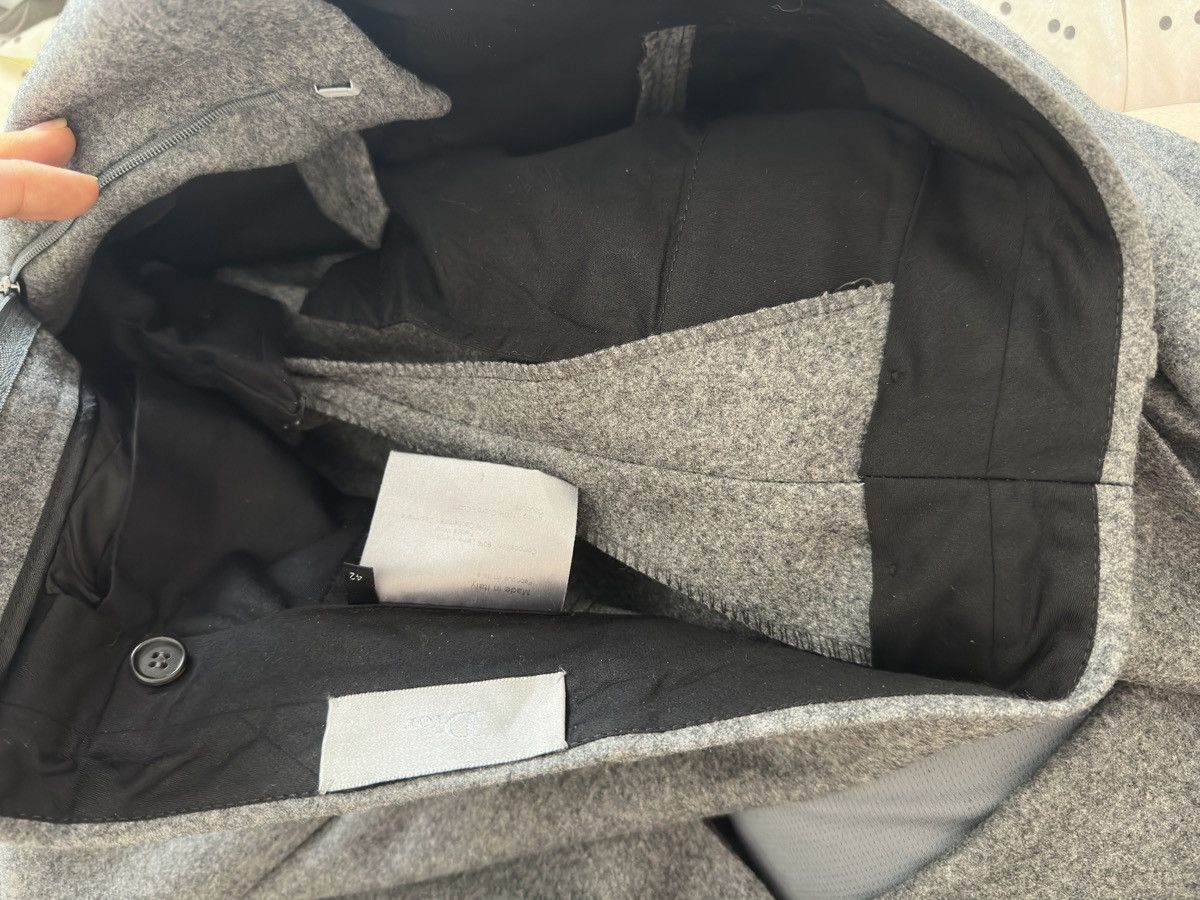 Dior × Hedi Slimane AW02 Dior Homme "Reflexion" Cashmere Wool Bootcut Trousers Size US 28 / EU 44 - 7 Thumbnail