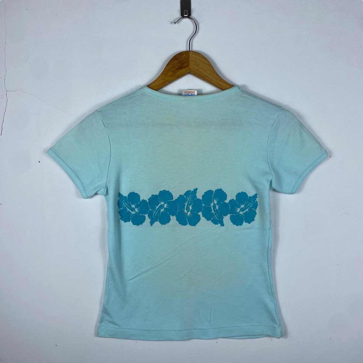 Vintage Vintage 89's FUN TEES SPORTSWEAR Hawaii Hibiscus Graphic Size M / US 6-8 / IT 42-44 - 5 Thumbnail