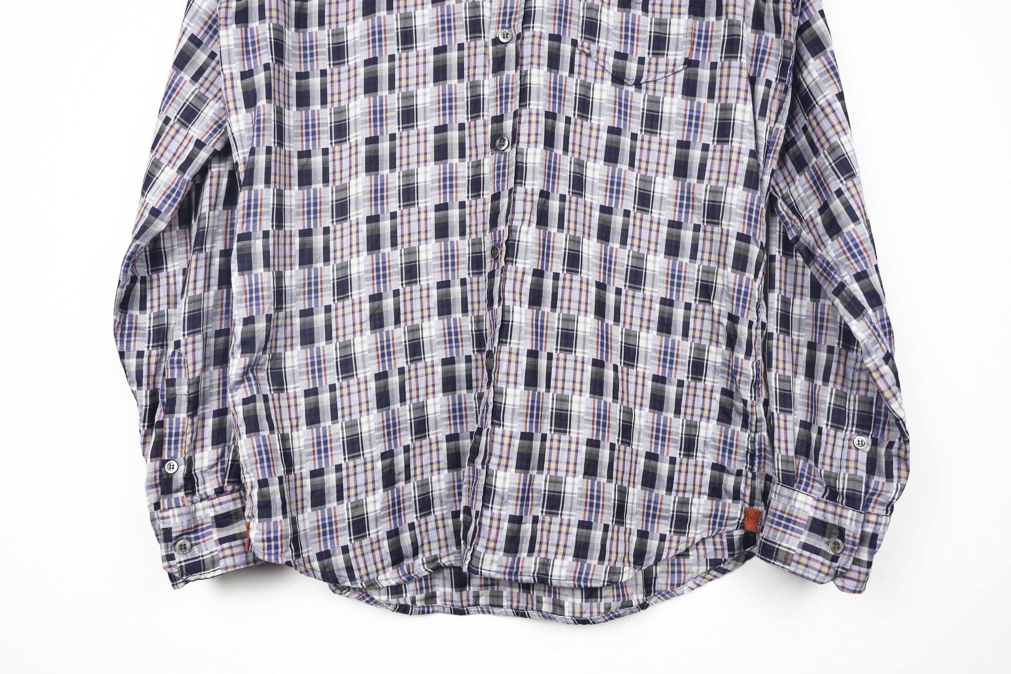 Missoni Missoni Patchwork Color Block Plaid Check Shirt 50 size Size US M / EU 48-50 / 2 - 3 Thumbnail