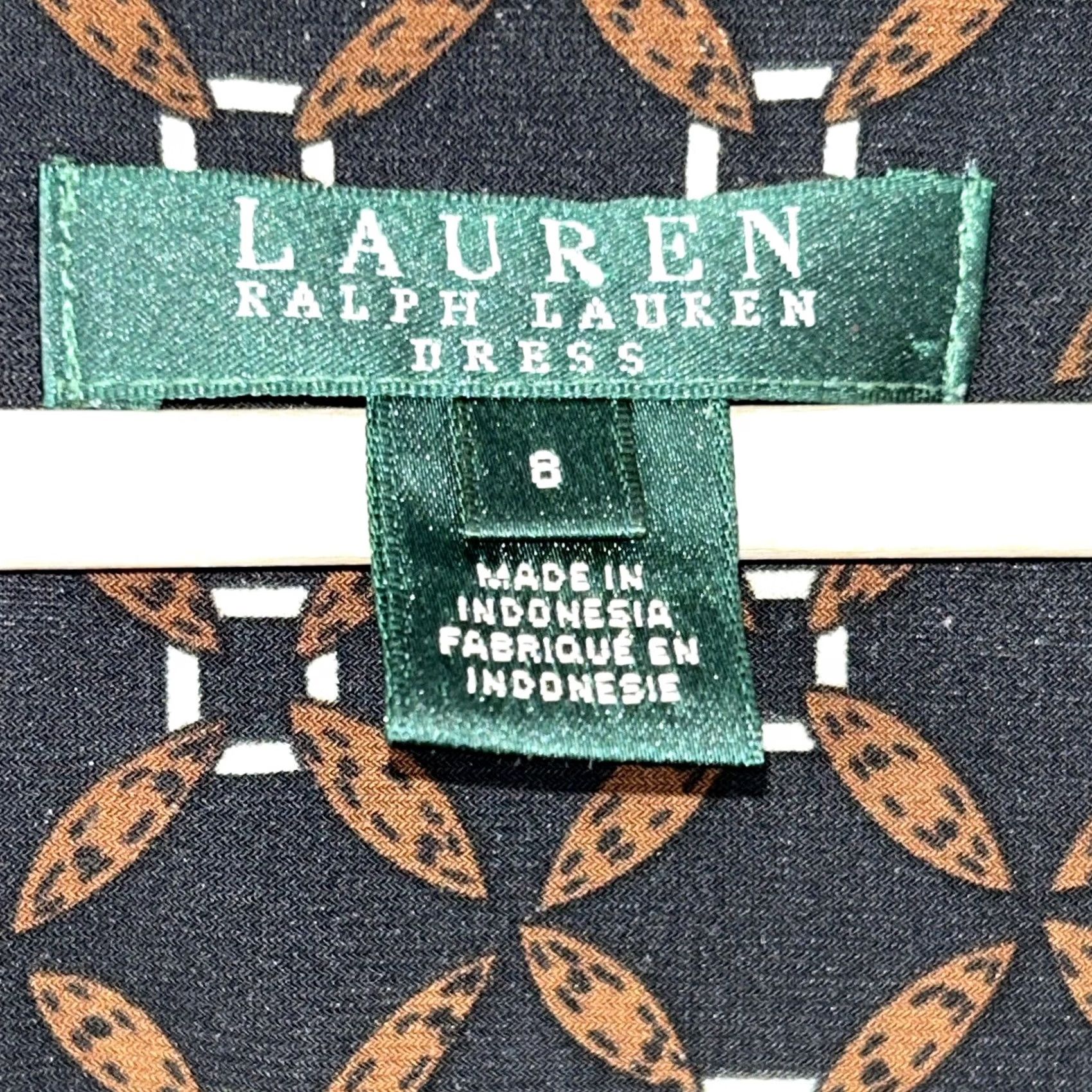 Ralph Lauren Lauren Ralph Lauren Sheath Dress Women’s 8 Faux-Wrap Black Size M / US 6-8 / IT 42-44 - 6 Thumbnail