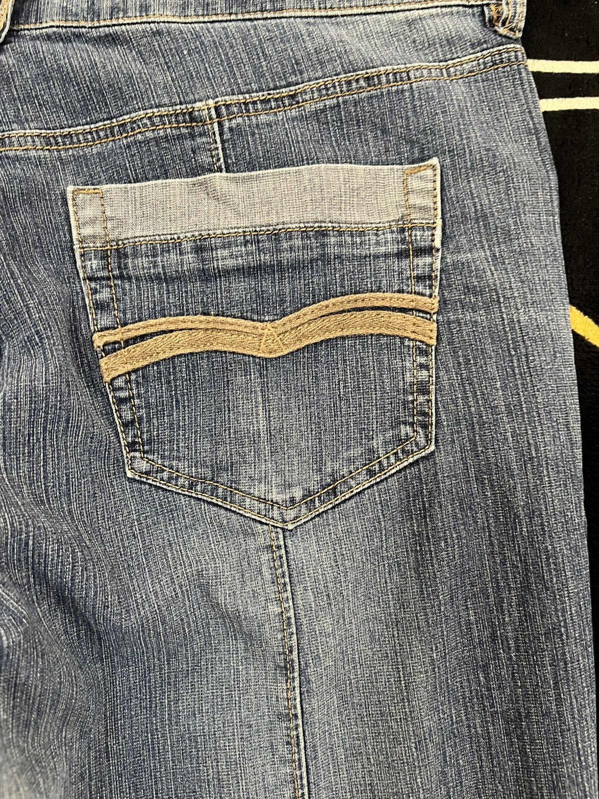 Le Grande Bleu (L.G.B.) × Seditionaries Vintage Advantage Double Belt Avant Garde Denim Size US 37 - 14 Thumbnail