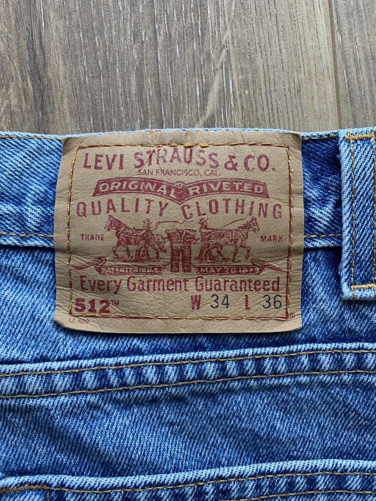 Levi's × Levi's Vintage Clothing × Vintage Vintage Levi’s 512 made in USA denim jeans Size US 32 / EU 48 - 7 Thumbnail