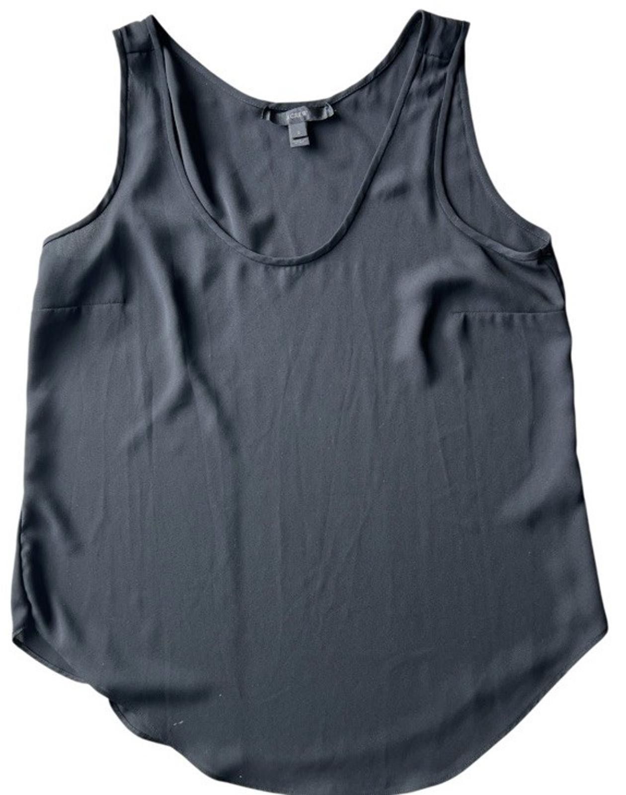 J.Crew J.Crew Sleeveless Black Tank SZ 2 Size XS / US 0-2 / IT 36-38 - 1 Thumbnail