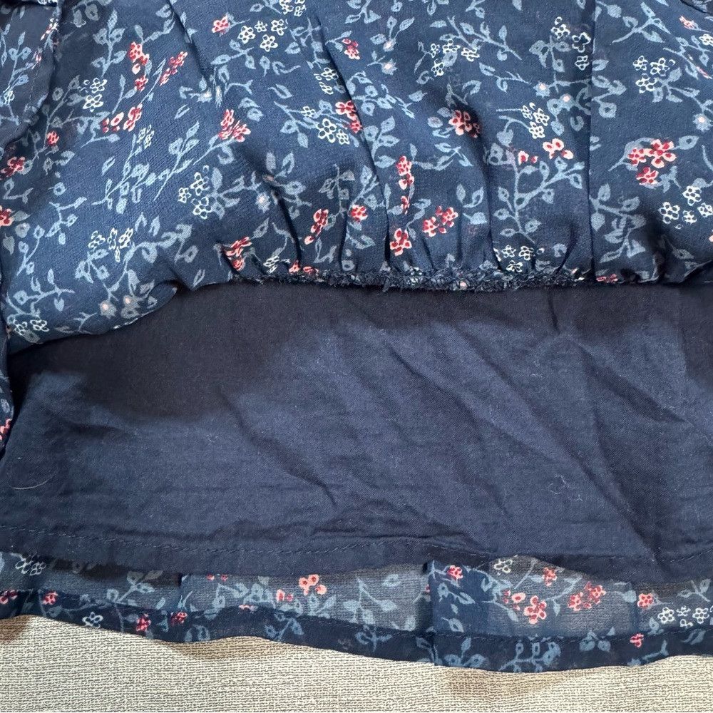 Other New Creamie Blue Tiered Skirt Size 8 Size 24" / US 00 / IT 34 - 4 Thumbnail