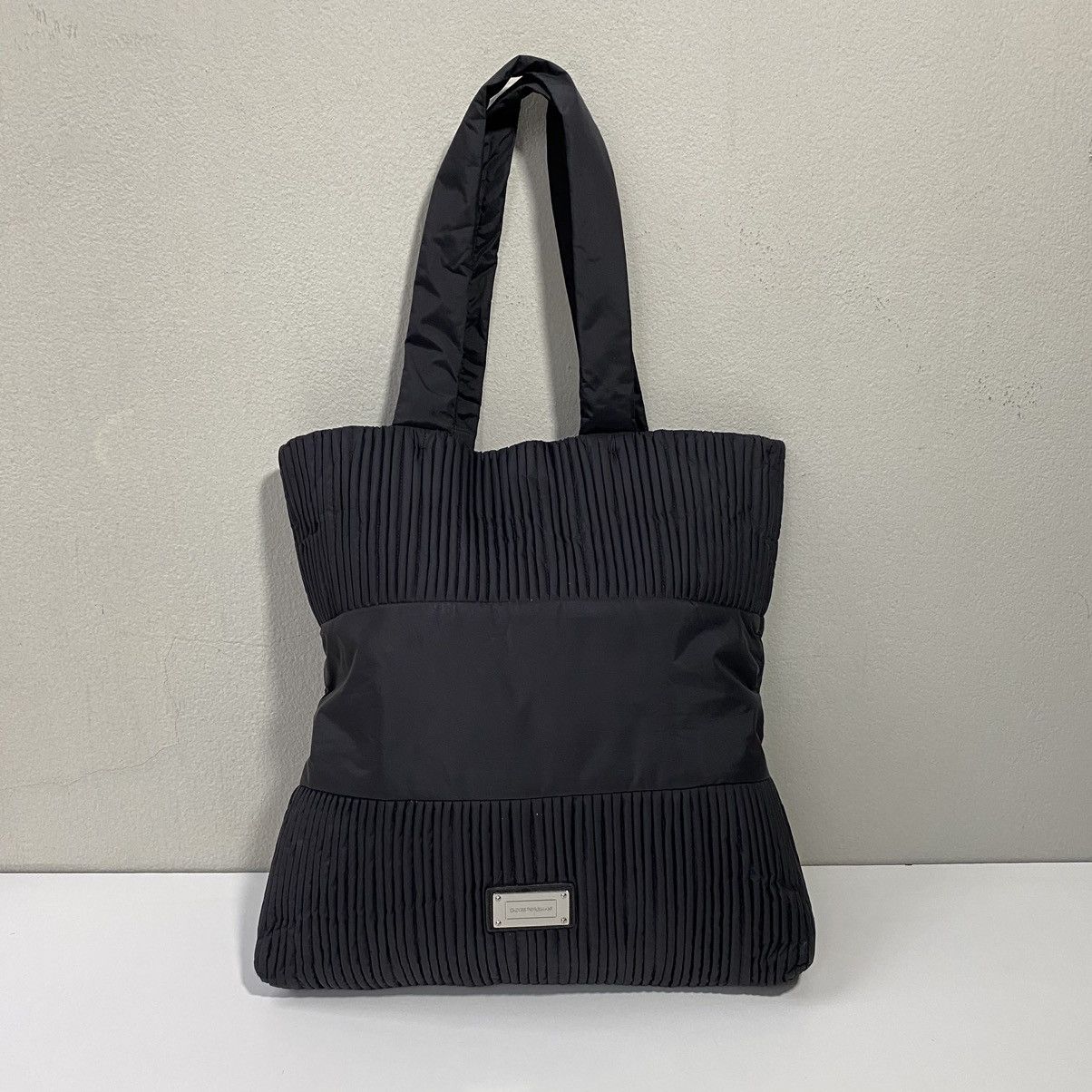 Emporio Armani EMPORIO ARMANI Black Quilted Tote Bag Size ONE SIZE - 9 Thumbnail