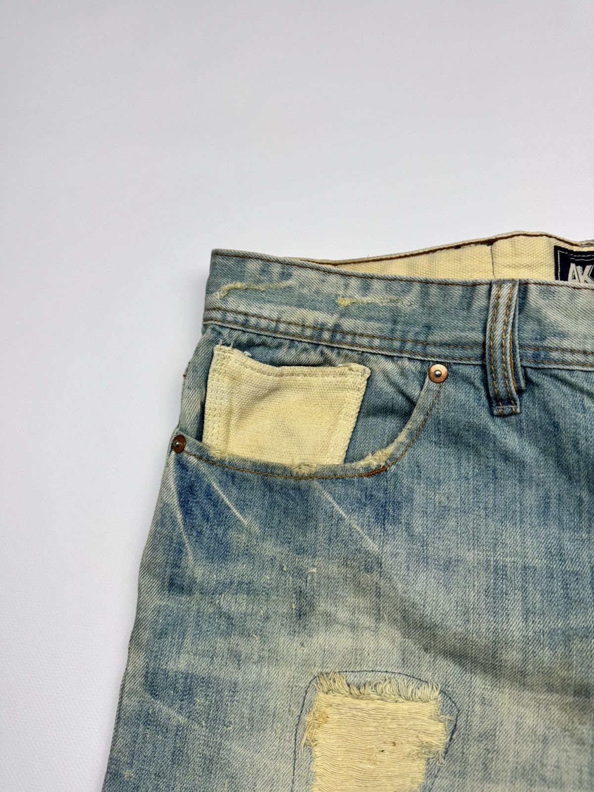 If Six Was Nine Vintage IfSixWasNine Style Distressed Fade Y2k Jeans Size US 38 / EU 54 - 9 Thumbnail