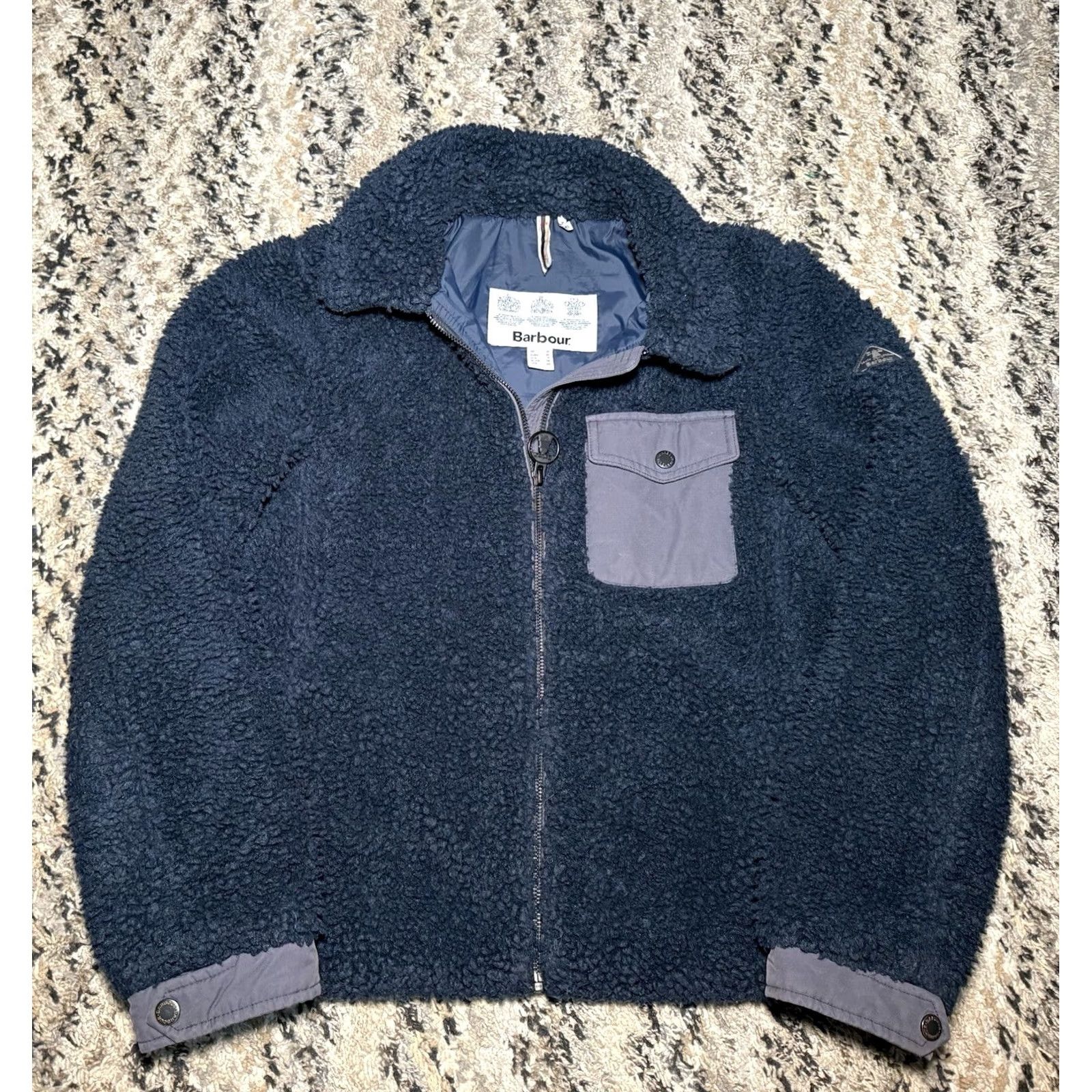 Barbour Barbour Birling Jacket Fleece Womens Navy Blue Size 6 Small Size S / US 4 / IT 40 - 2 Thumbnail