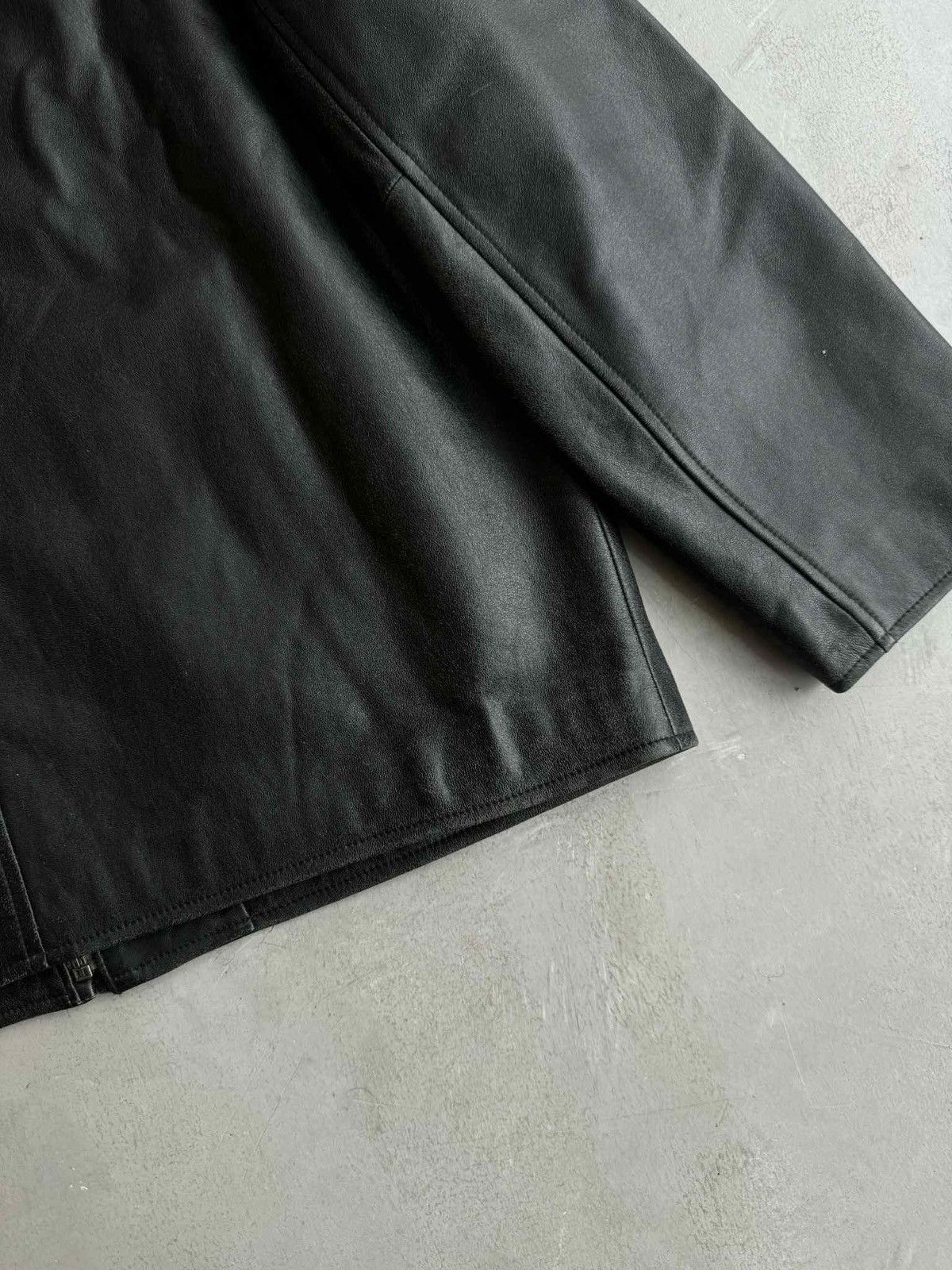 Balenciaga Balenciaga - Nicolas Ghesquiere Harrington Leather Jacket Size US XL / EU 56 / 4 - 8 Thumbnail