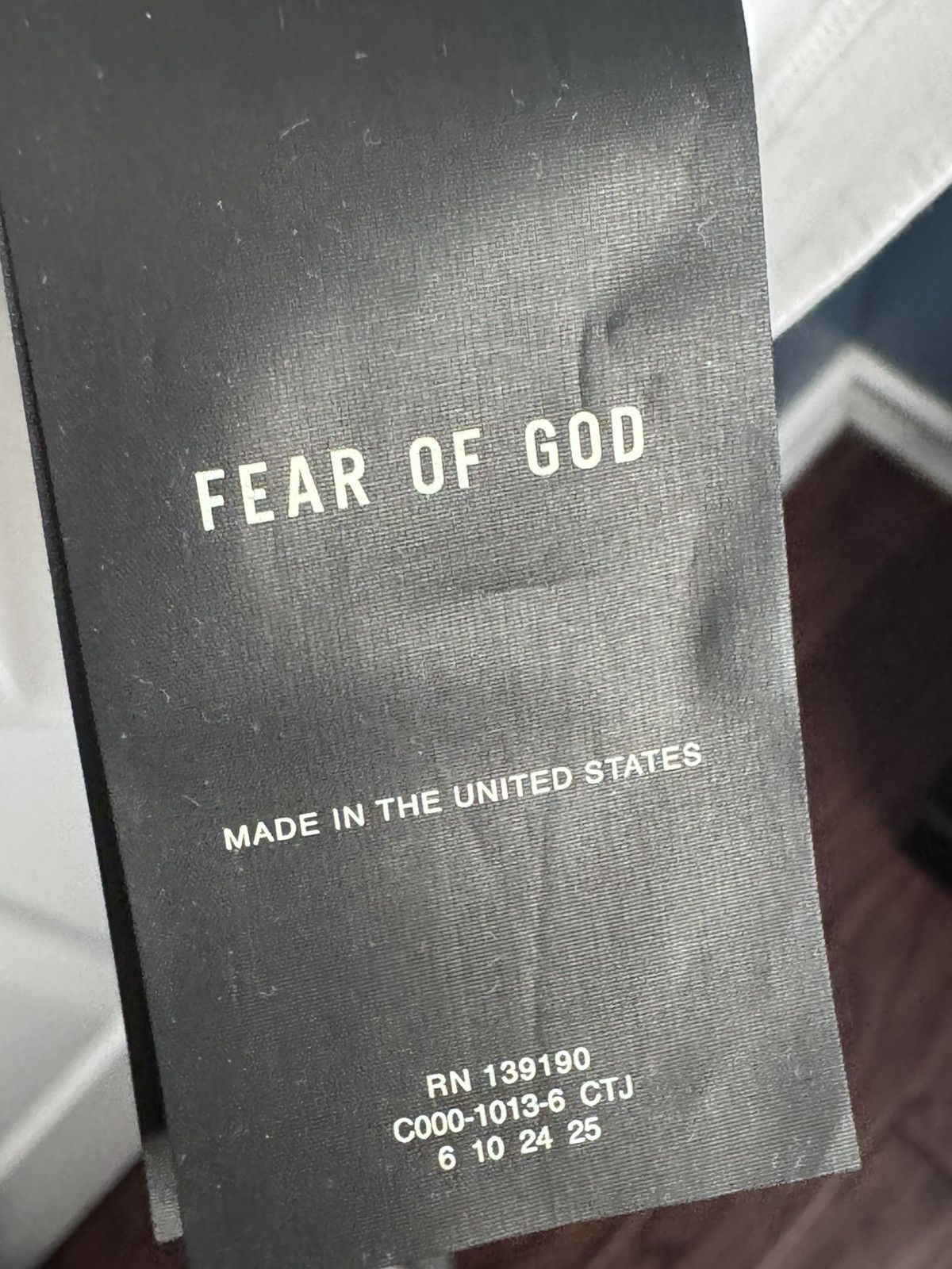 Fear of God Fear of God Sixth Collection Long Sleeve FG T-Shirt Size US XL / EU 56 / 4 - 13 Thumbnail
