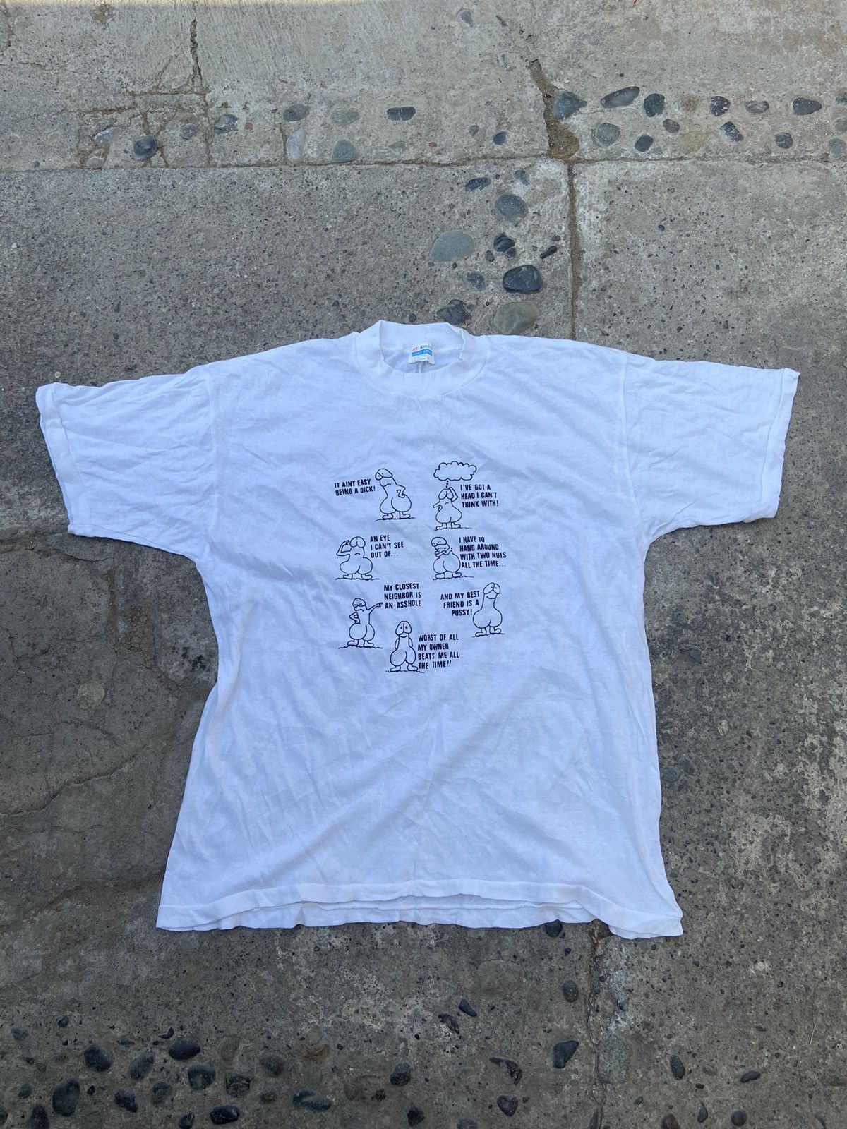 Vintage Vintage don’t be a dick T shirt Size US XL / EU 56 / 4 - 1 Thumbnail